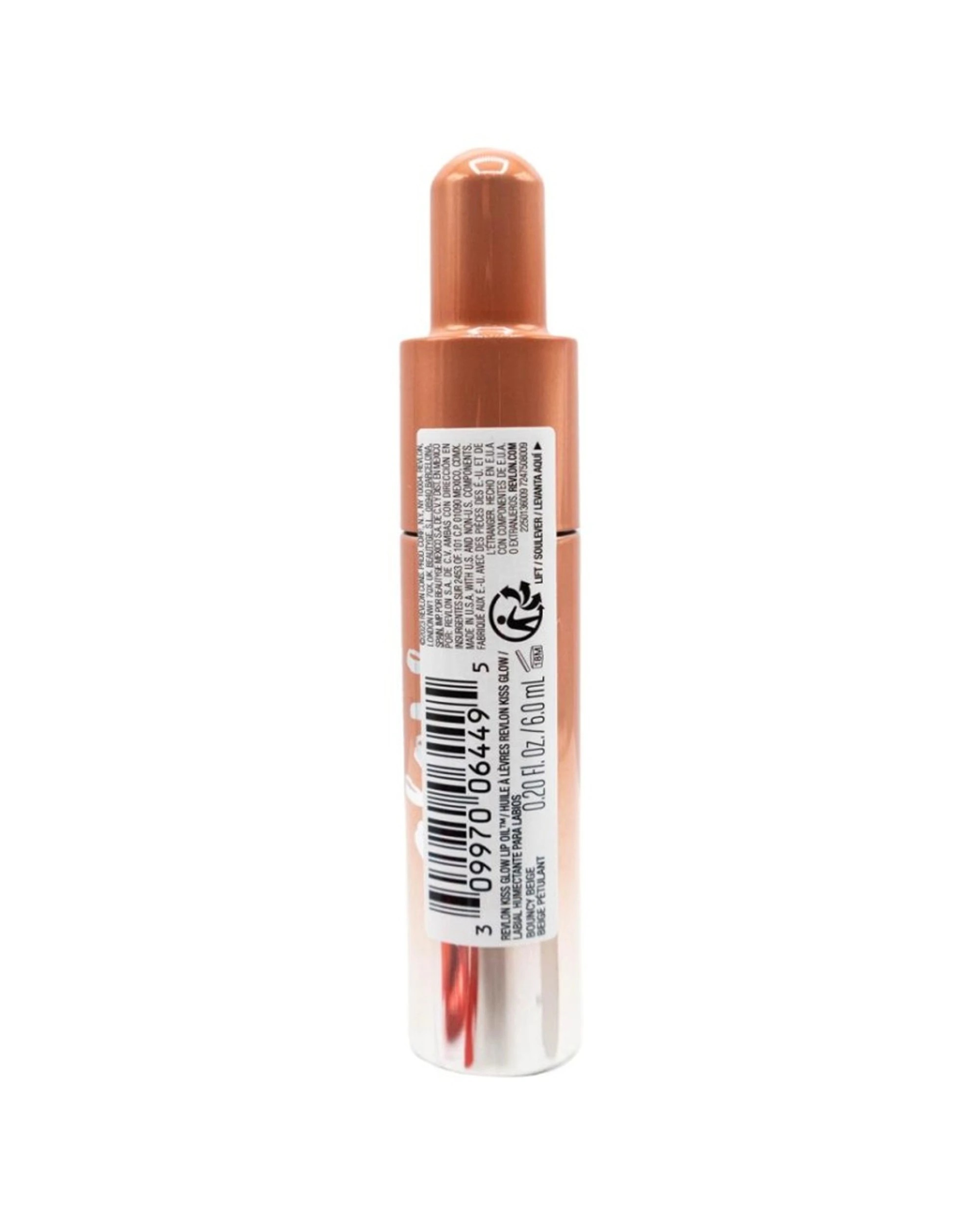 3 Revlon Kiss Glow Hydrating Lip Glossy Finish Oil 6PK 6ml Lip Oil Bouncy - Multi, 3 of 3