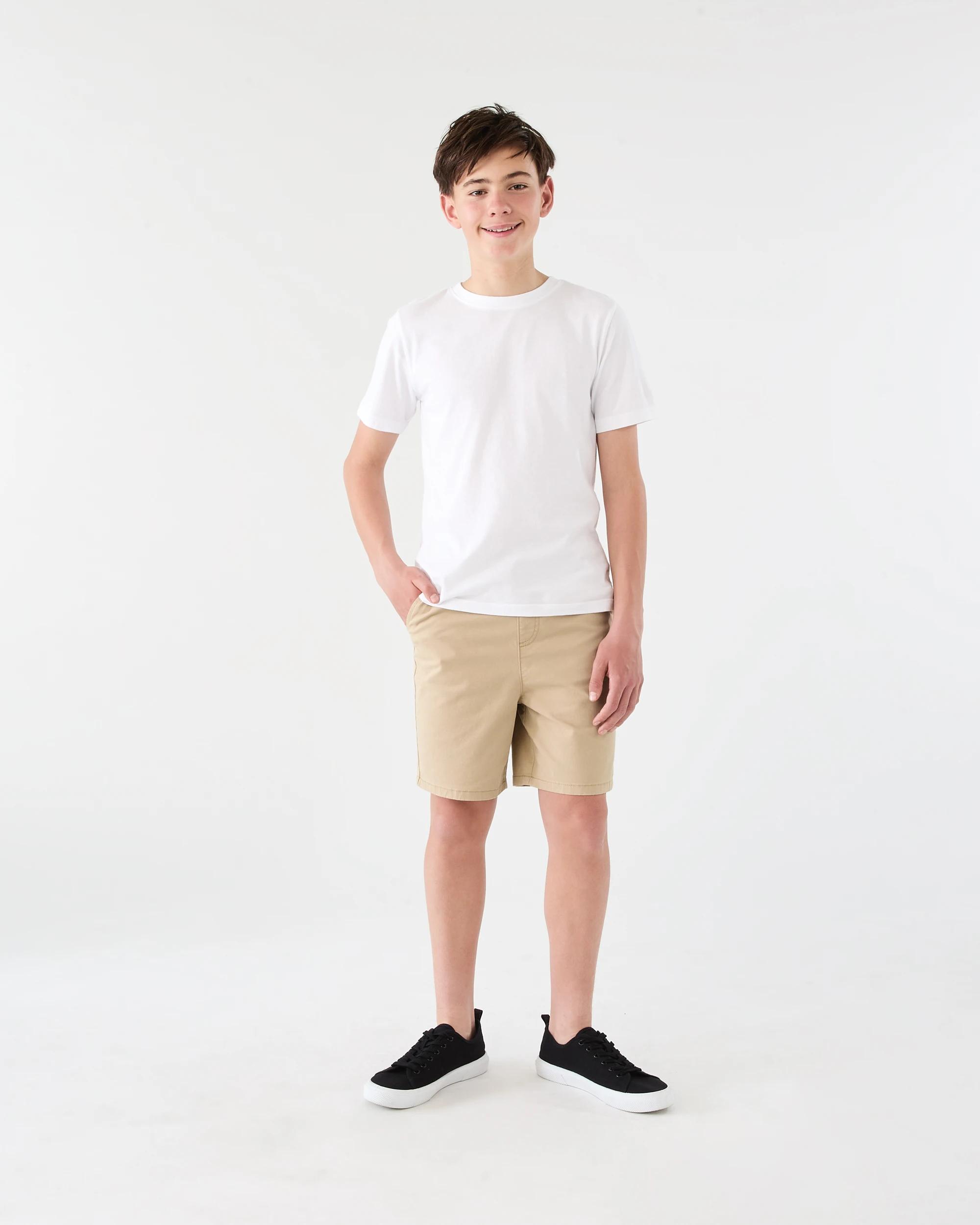 5 Washed Pull On Shorts Safari, 5 of 6