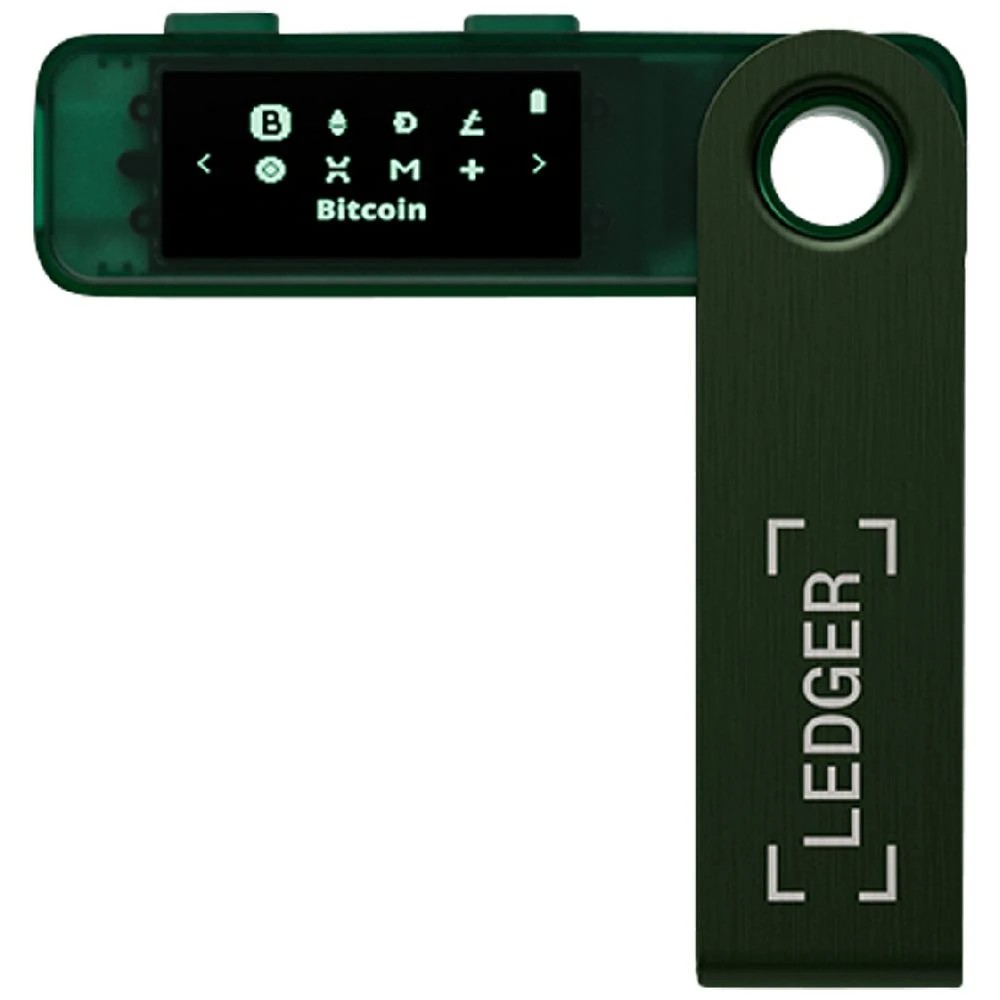 3 Ledger Nano S Plus Crypto Wallet Emerald Green, 3 of 5