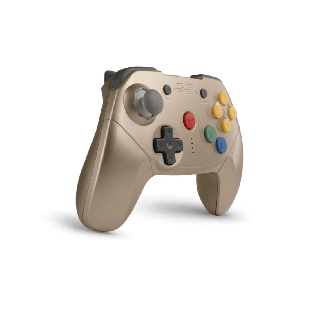 2 Retro Fighters N64 Brawler64 Gamepad Bluetooth Wireless Controller Gold NSO Edition, 2 of 2