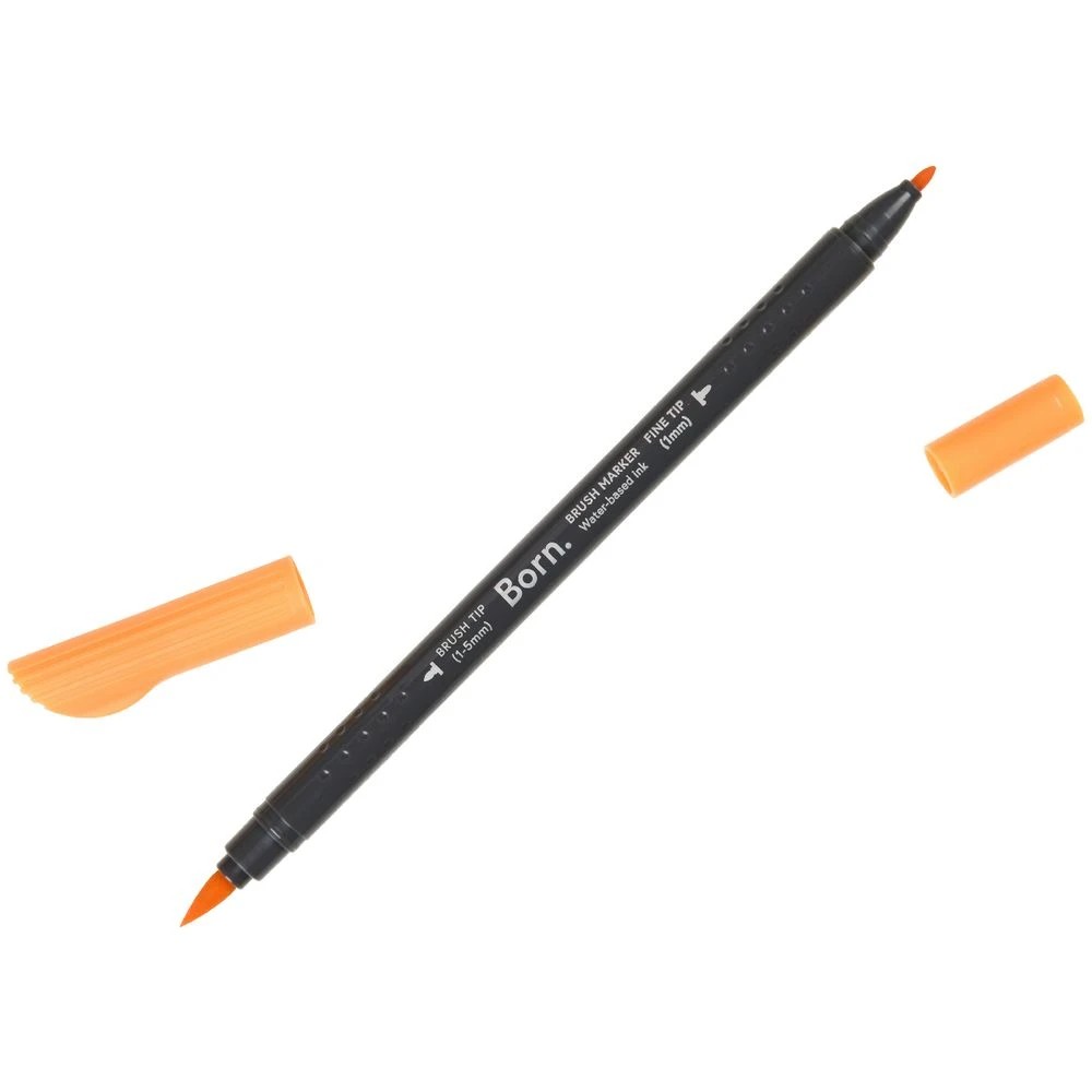 3 Born Professional Brush Dual-Tip Marker Light Melon 933, 3 of 4