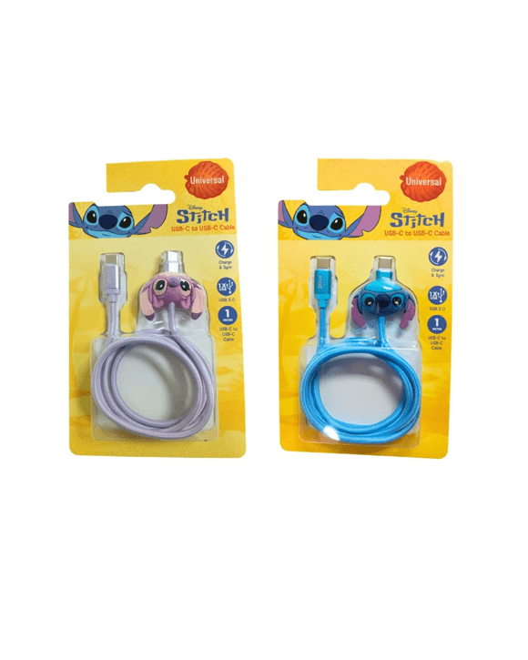 Disney Lilo & Stitch USB-C to USB-C Cable - Assorted