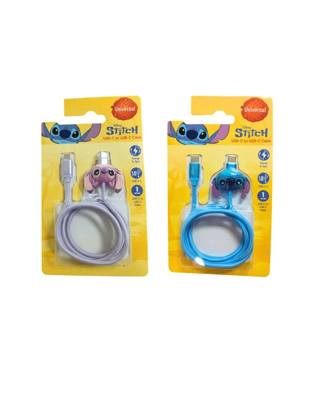 Disney Lilo & Stitch USB-C to USB-C Cable - Asso