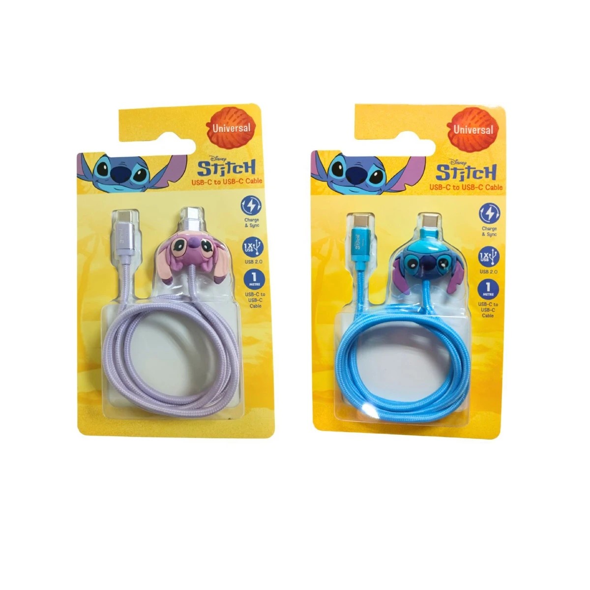 1 Disney Lilo & Stitch USB-C to USB-C Cable - Assorted, 1 of 3