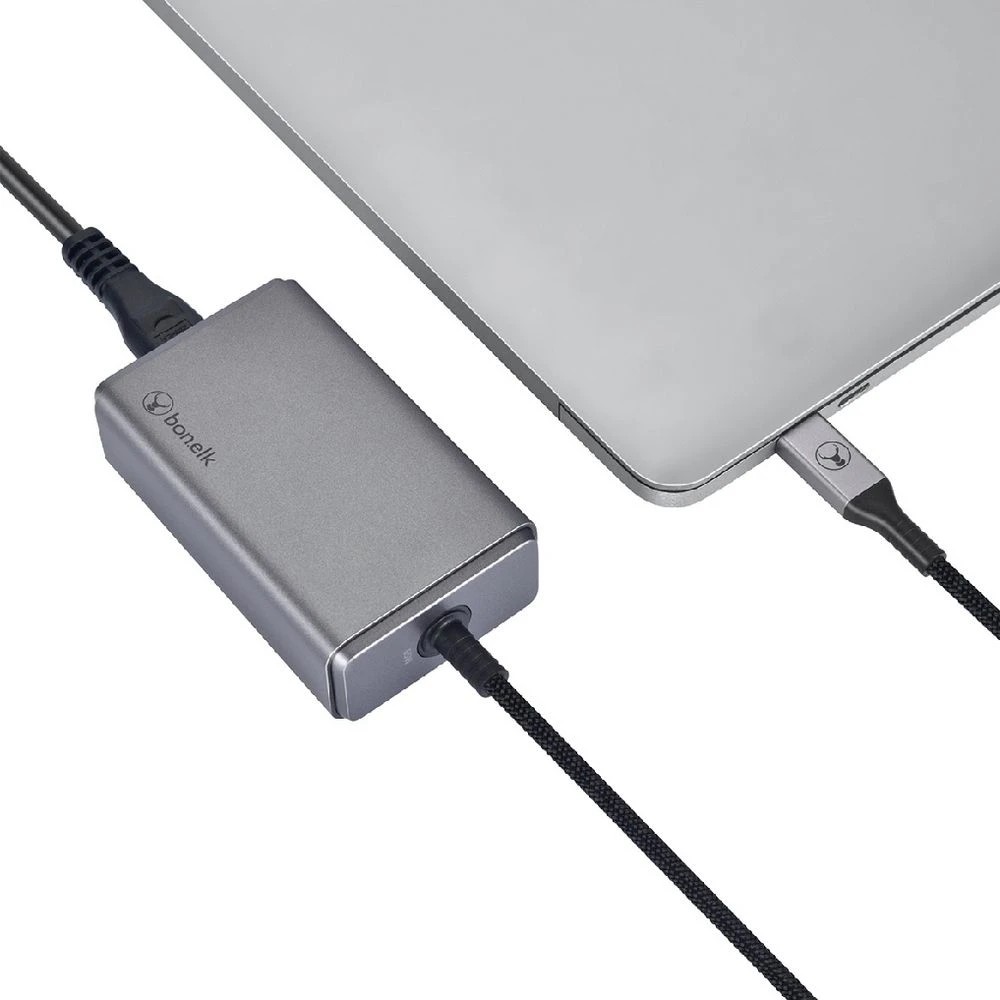 3 Bonelk Laptop Charger USB-C 65w Space Grey, 3 of 5