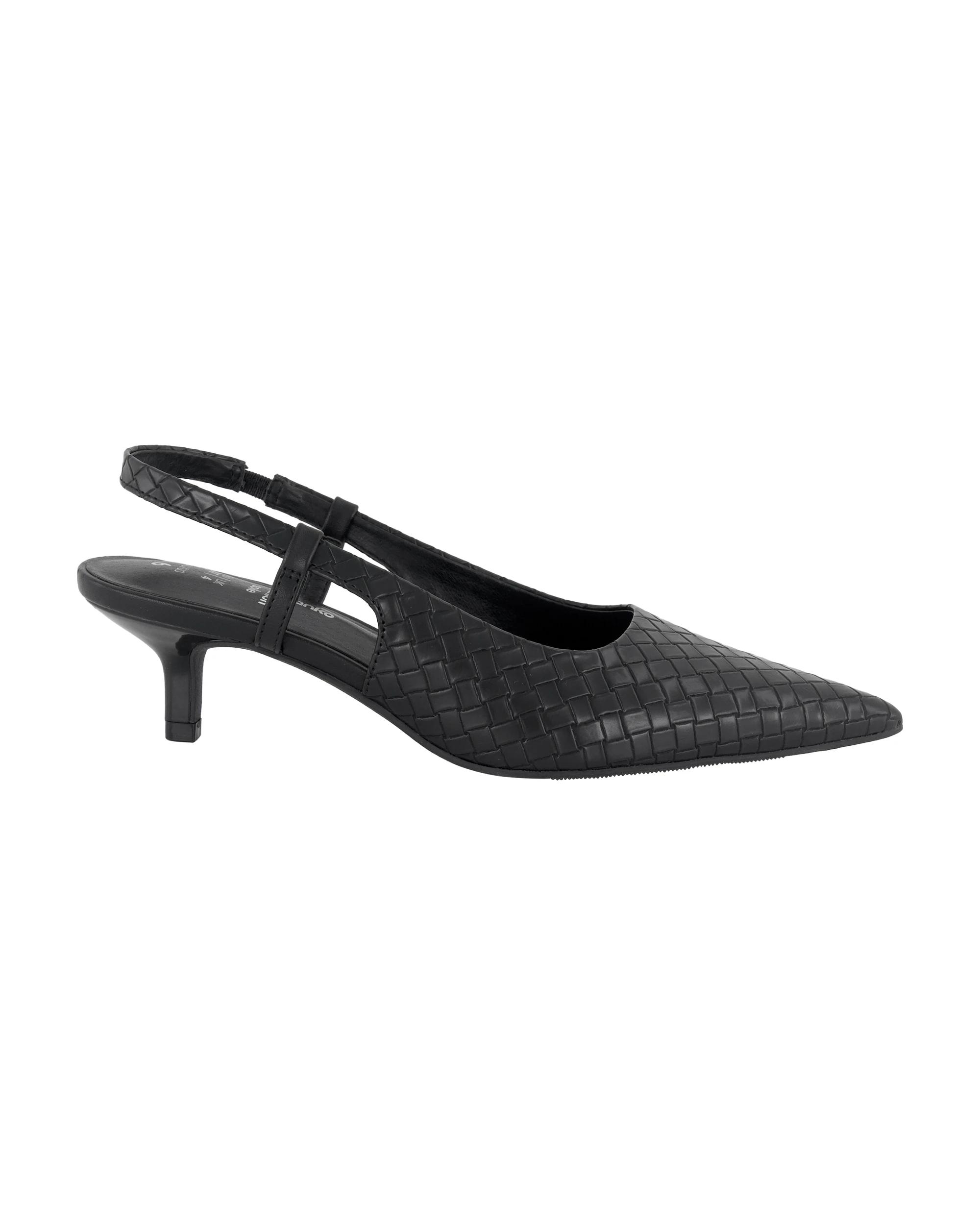 1 Slingback Kitten Heels Black, 1 of 5