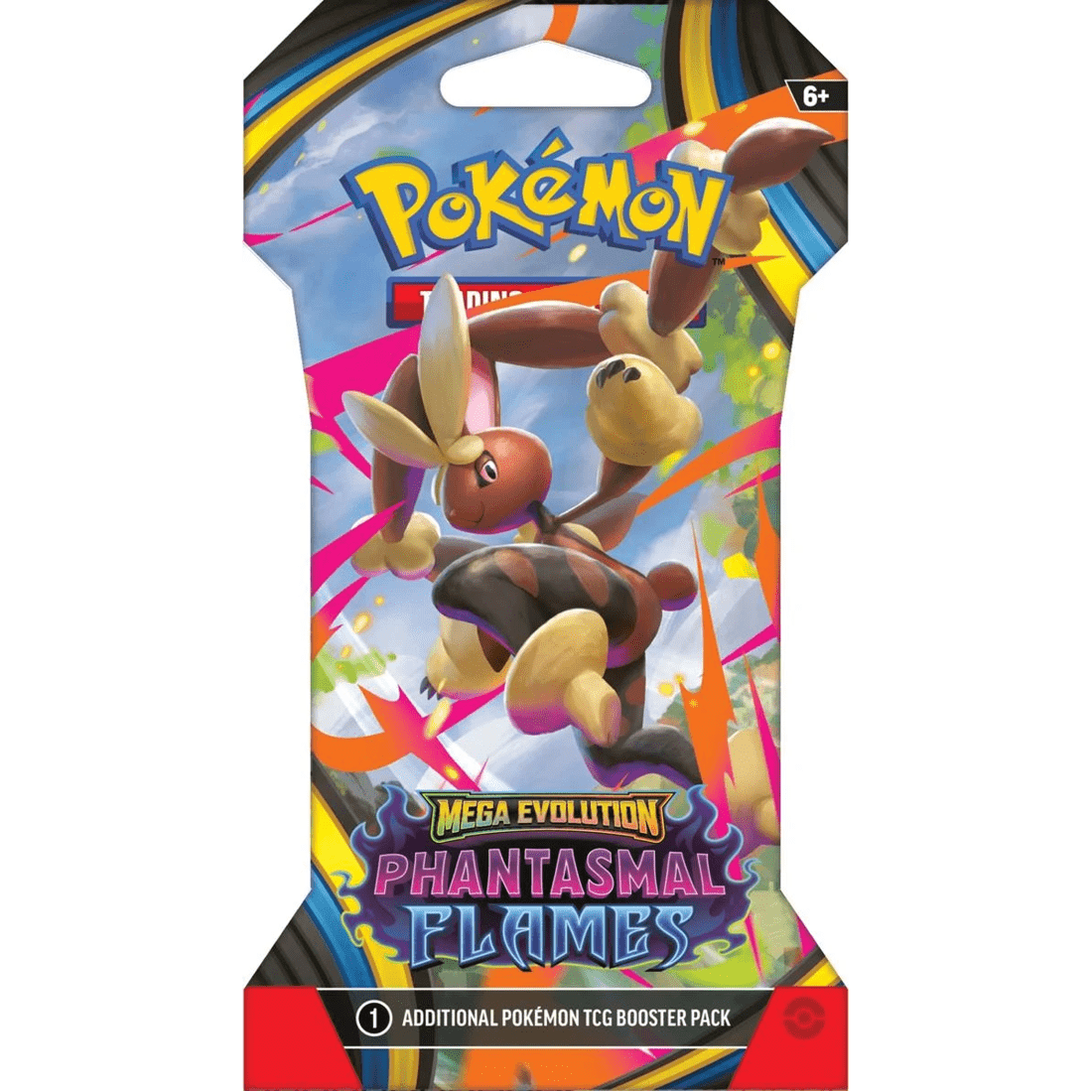 5 Pokemon Trading Card Game: Mega Evolution - Phantasmal Flames Blisters - Assorted, 5 of 6