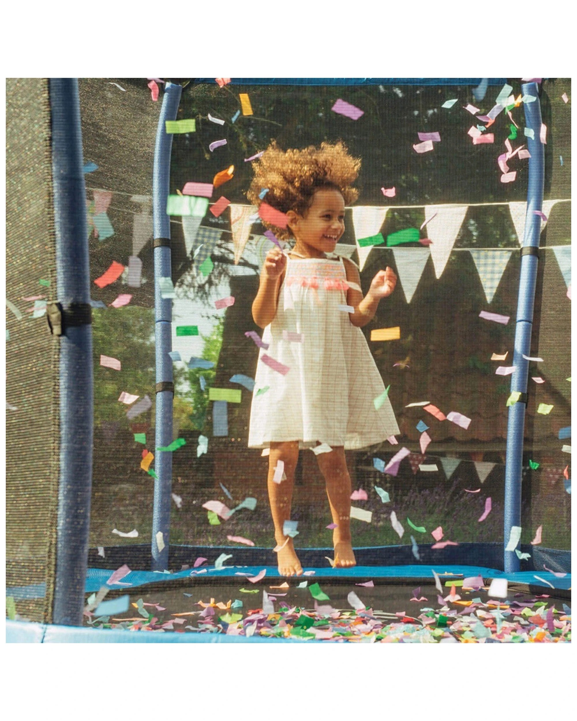 2 Plum Play Au 7ft Junior Trampoline Spring Safe With Enclosure For Kids - Blue, 2 of 5