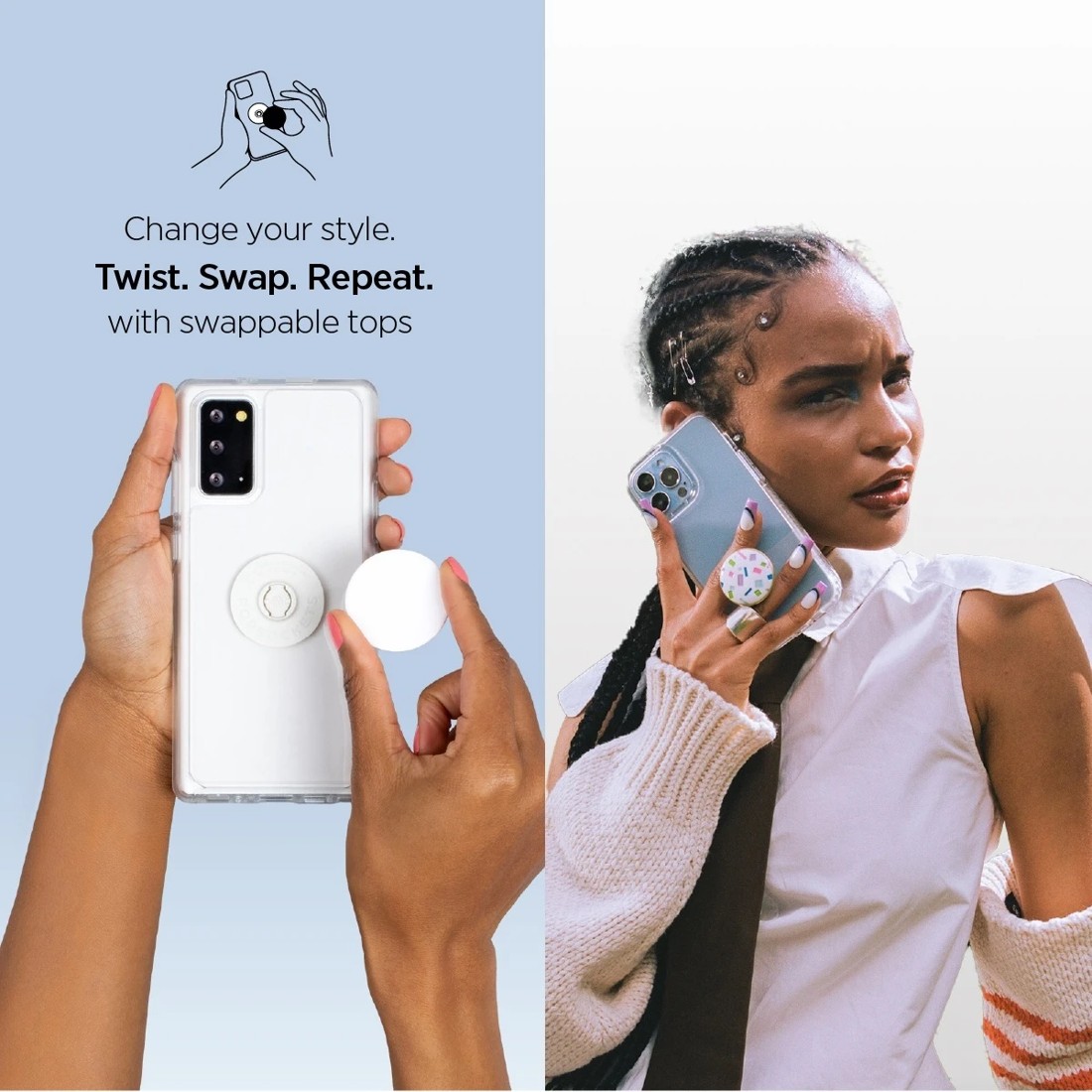 7 PopSockets PopGrip Swappable Phone Holder and Stand - Rose Gold, Lutz Marble, 7 of 8