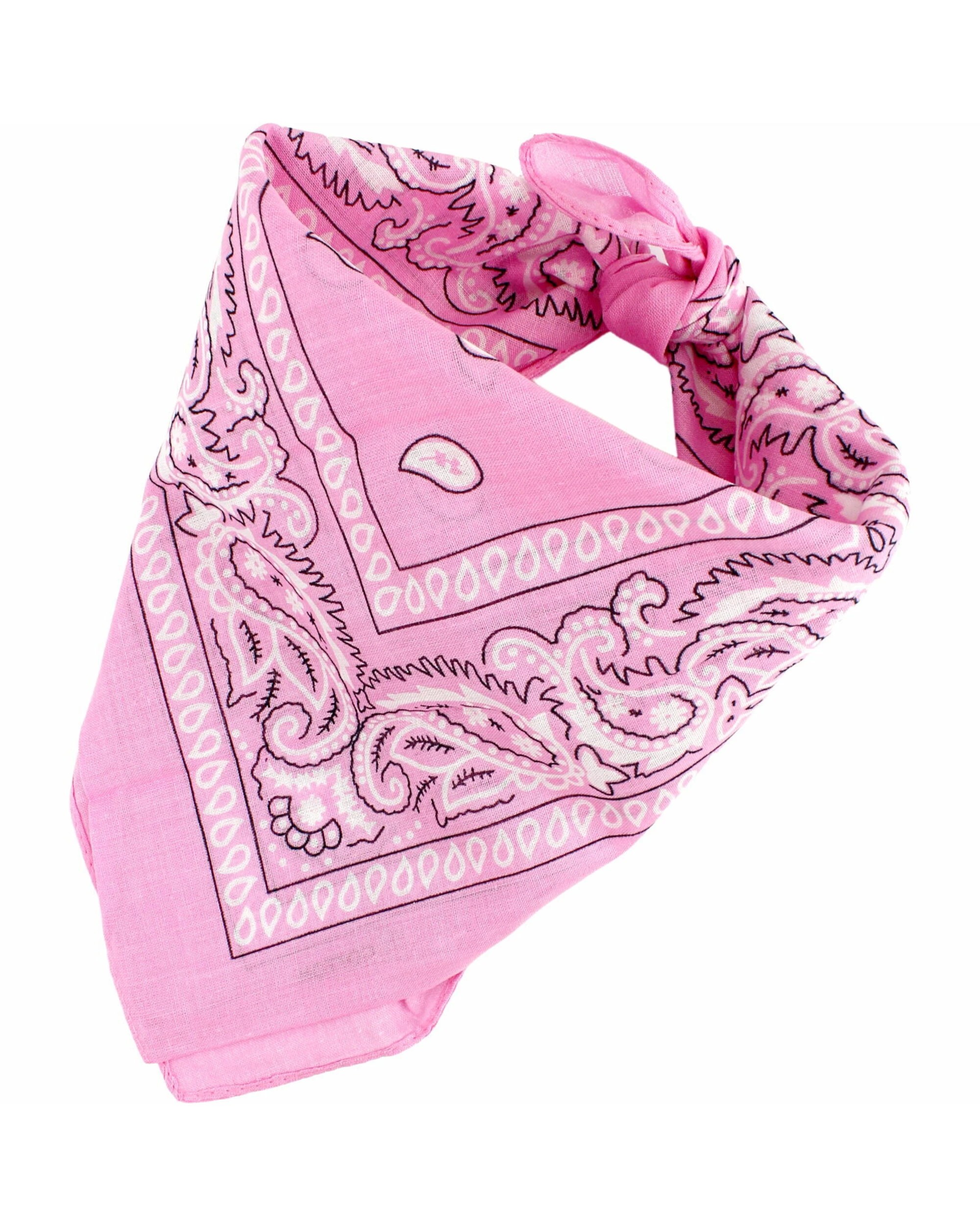 1 Partyrama Pink Paisley Bandana, 1 of 2