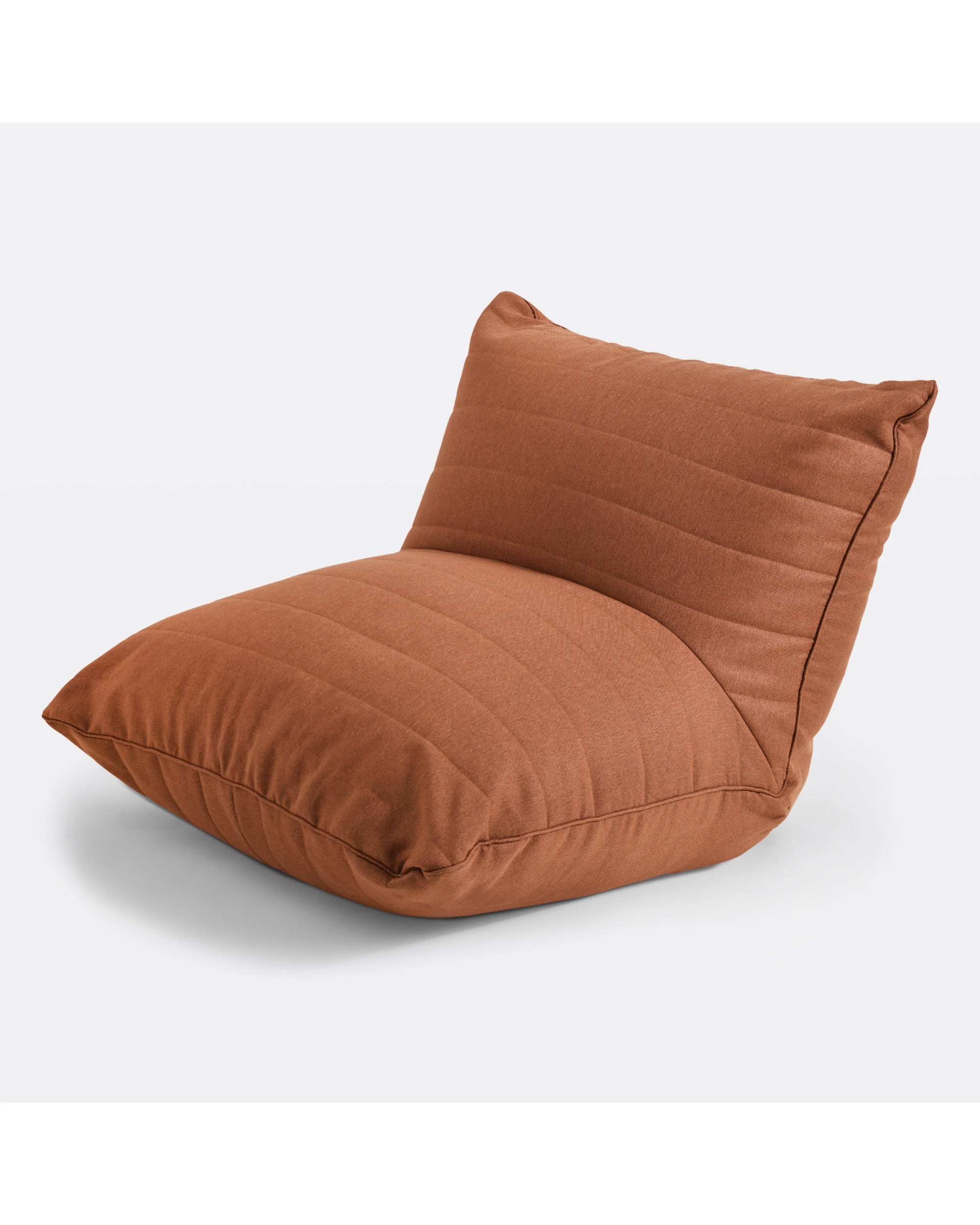 2 Cadence & Co. Linoire Quilted Beanbag Lounger Cover - Rust, 2 of 10
