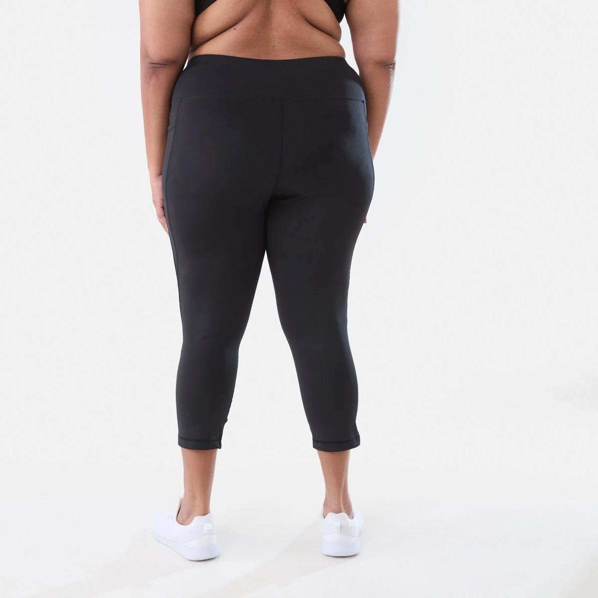 3 Curve Crop Leggings BLACK, 3 of 5