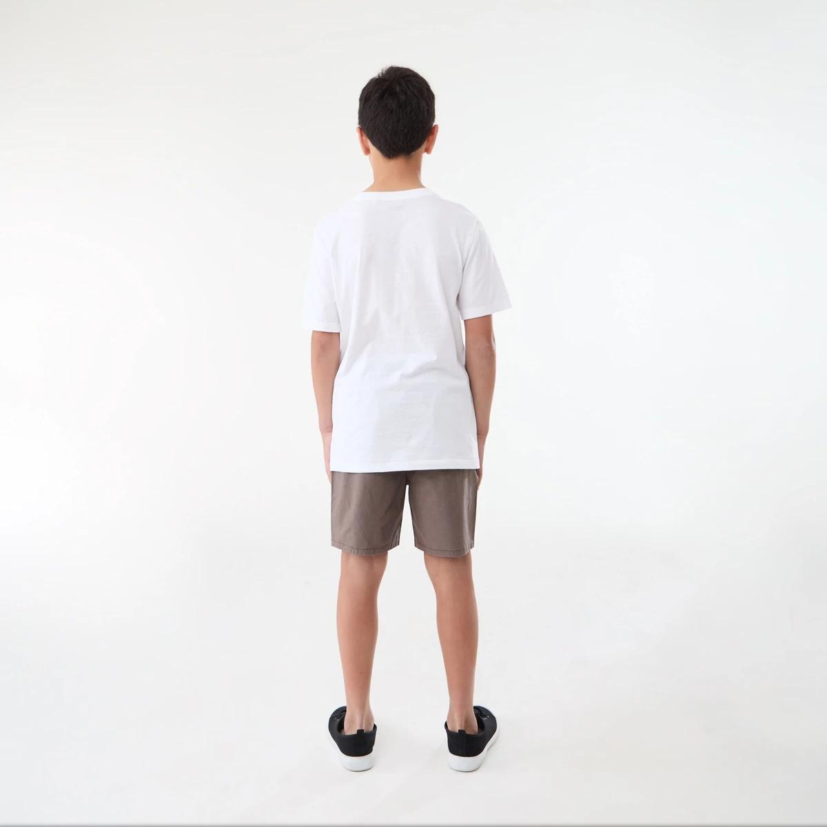 6 Washed Pull On Shorts EAGLE BROWN, 6 of 6