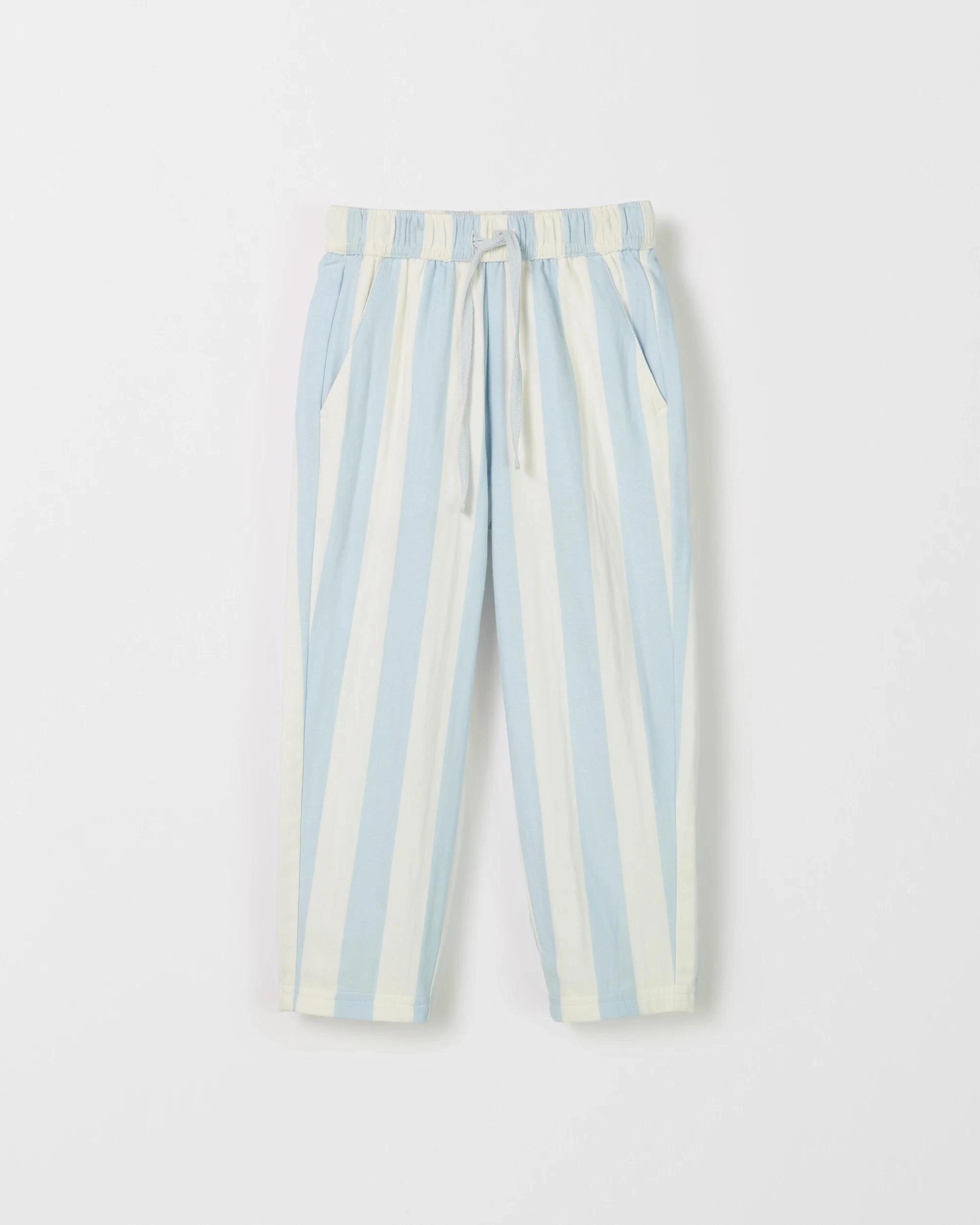 6 Target Kids Lightweight Woven Pull On Pants LIGHT BLUE STRIPE, 6 of 7