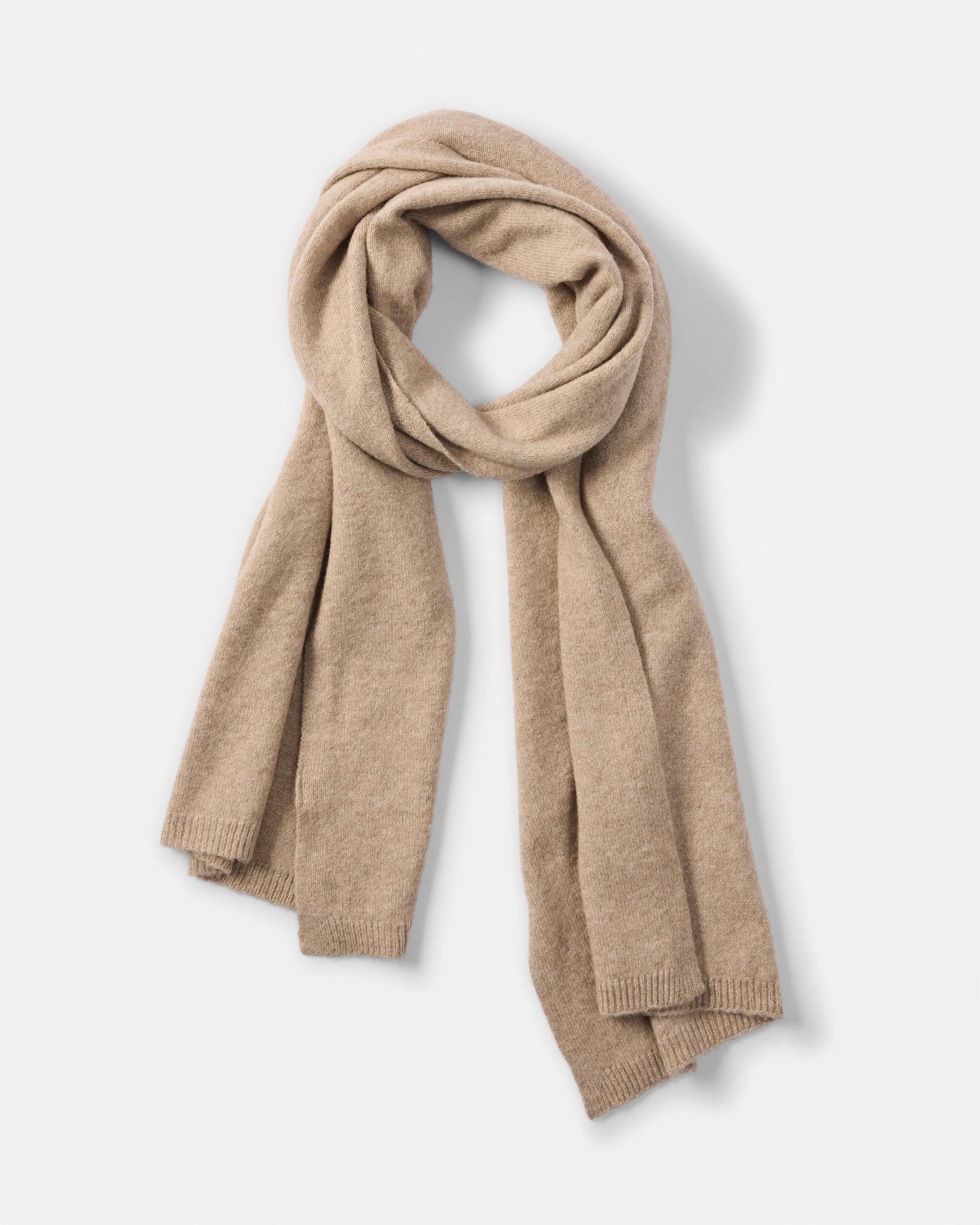 1 Fine Knit Scarf Bge Otml, 1 of 3