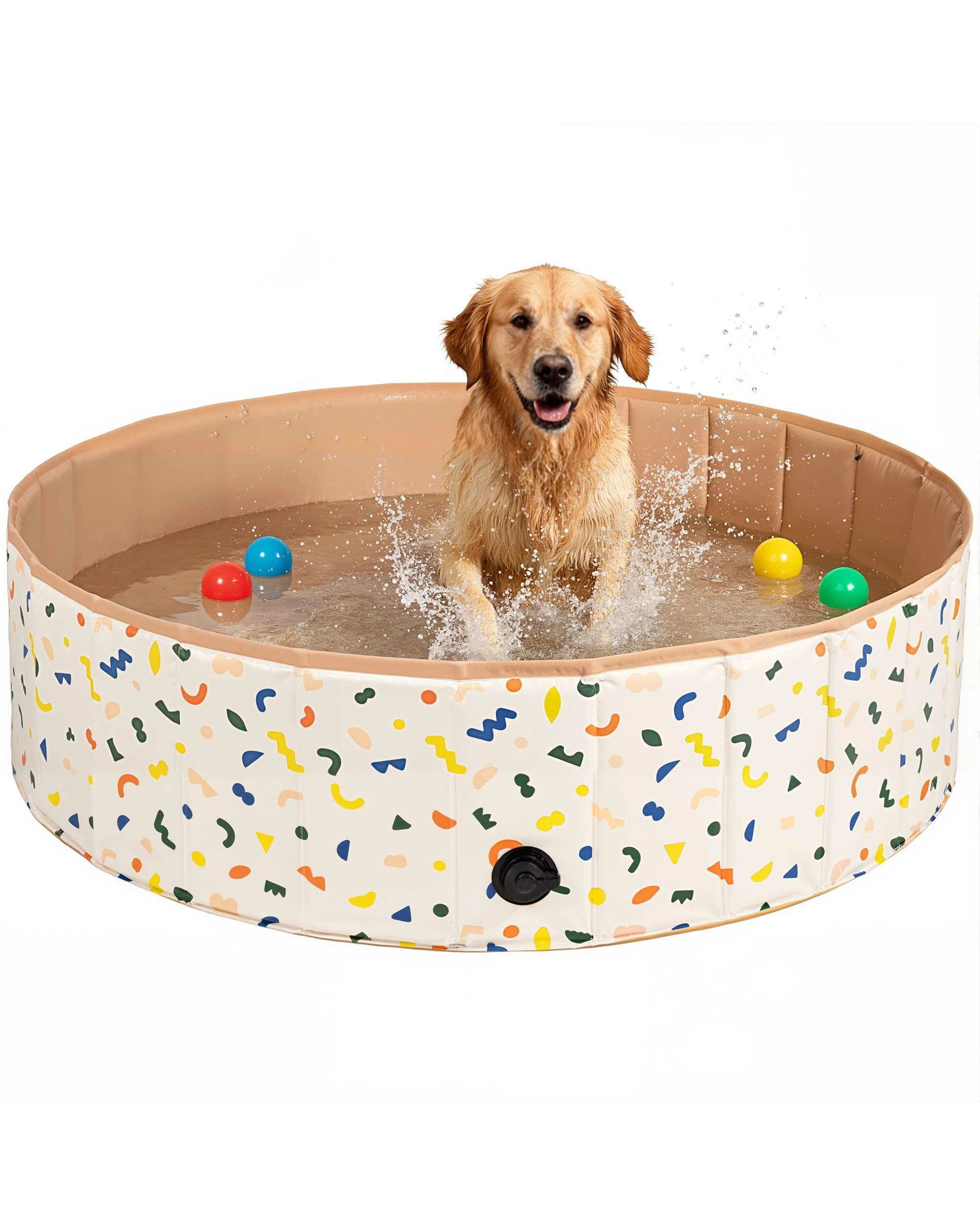 2 Advwin Pet Swimming Pool Dog Pool Bath Tub Foldable, 2 of 6