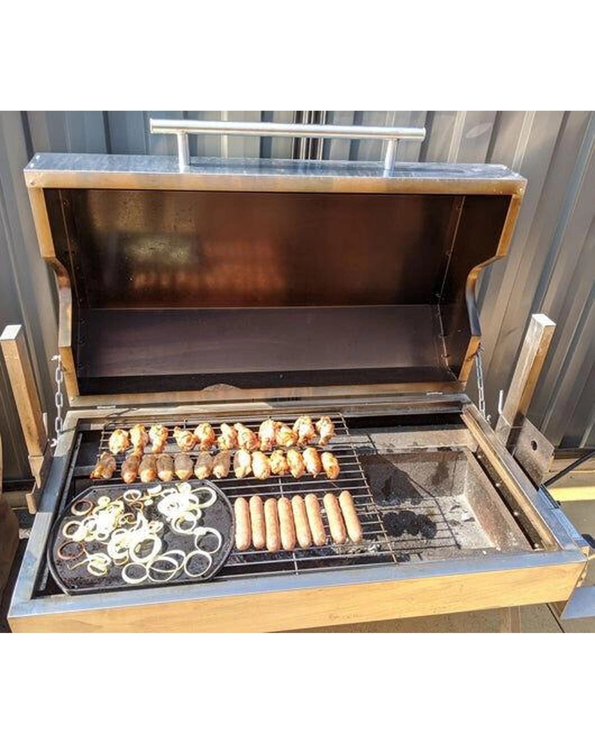 7 Flaming Coals Dual Fuel Spit Roaster 1000mm - 30kg Capacity, 7 of 10