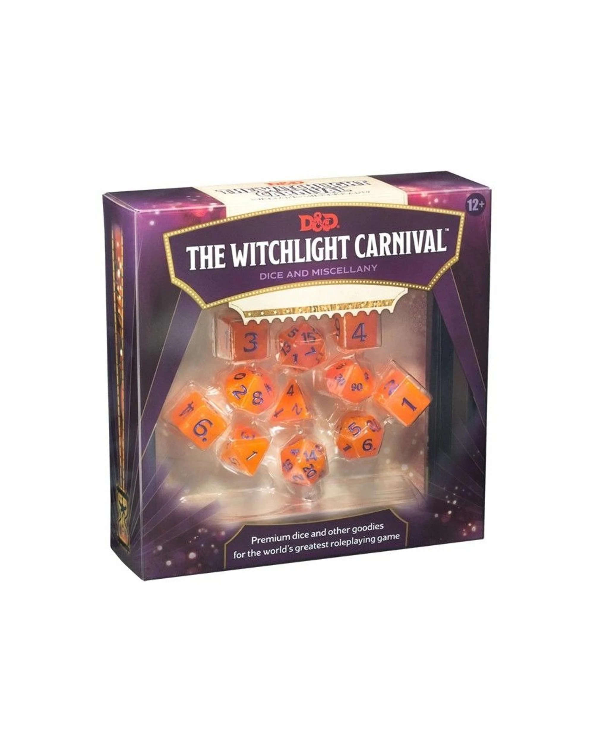 1 Dungeons and Dragons The Witchlight Carnival Dice and Miscellany, 1 of 3
