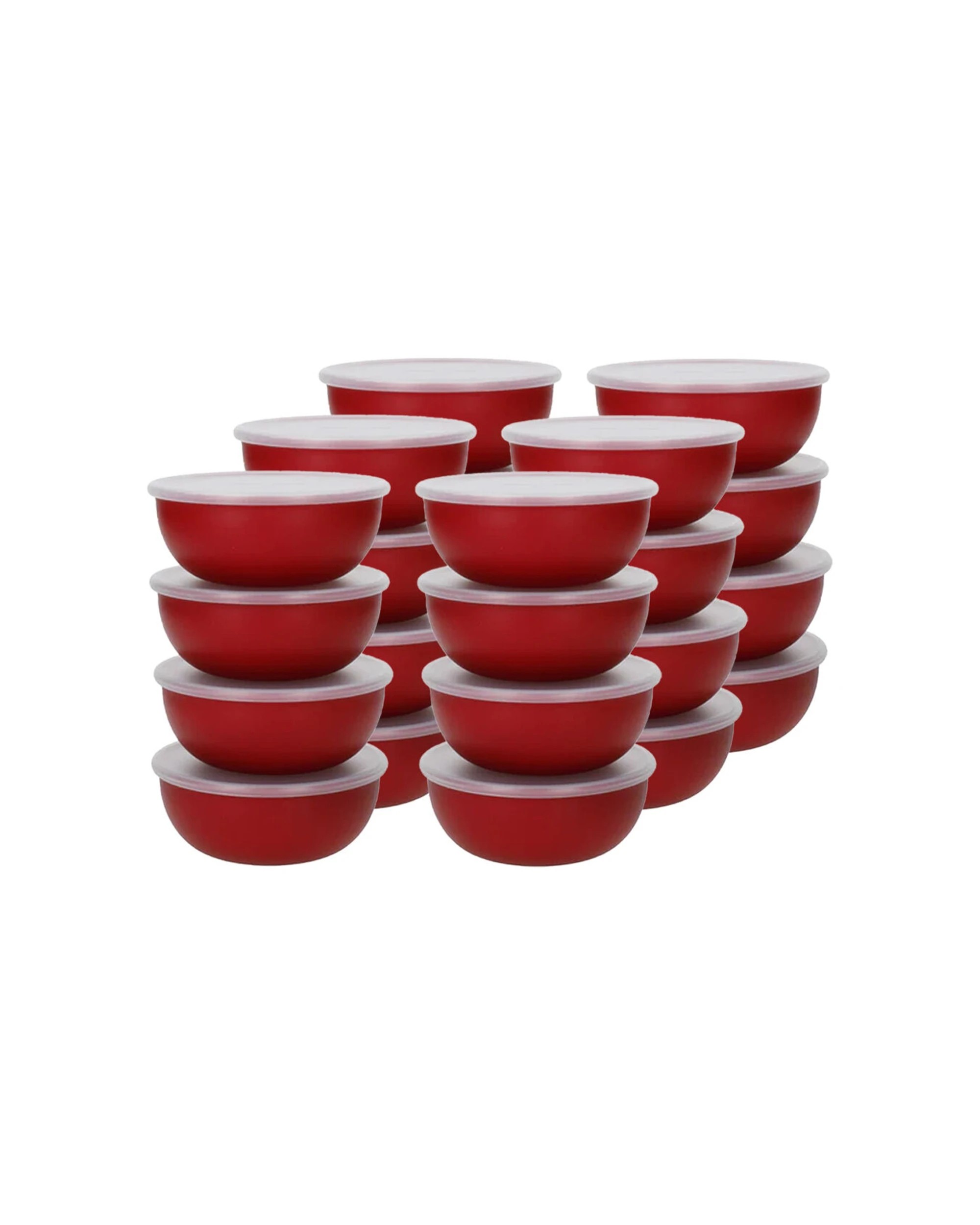 1 KitchenAid 24pc Pinch Food Storage Bowls With Lids 4oz Dishwasher Safe - Red, 1 of 6