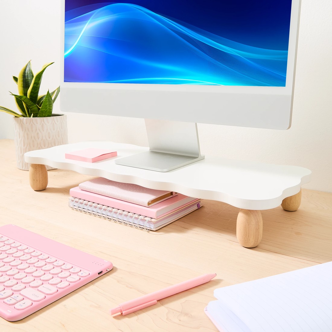 1 Computer Monitor Stand - Wave, 1 of 6