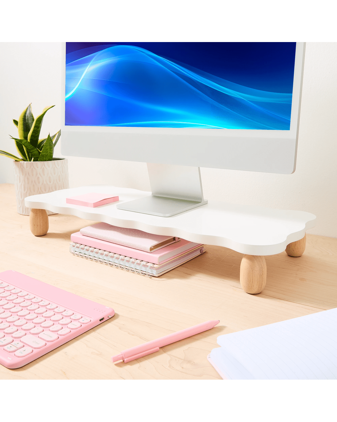 1 Computer Monitor Stand - Wave, 1 of 6