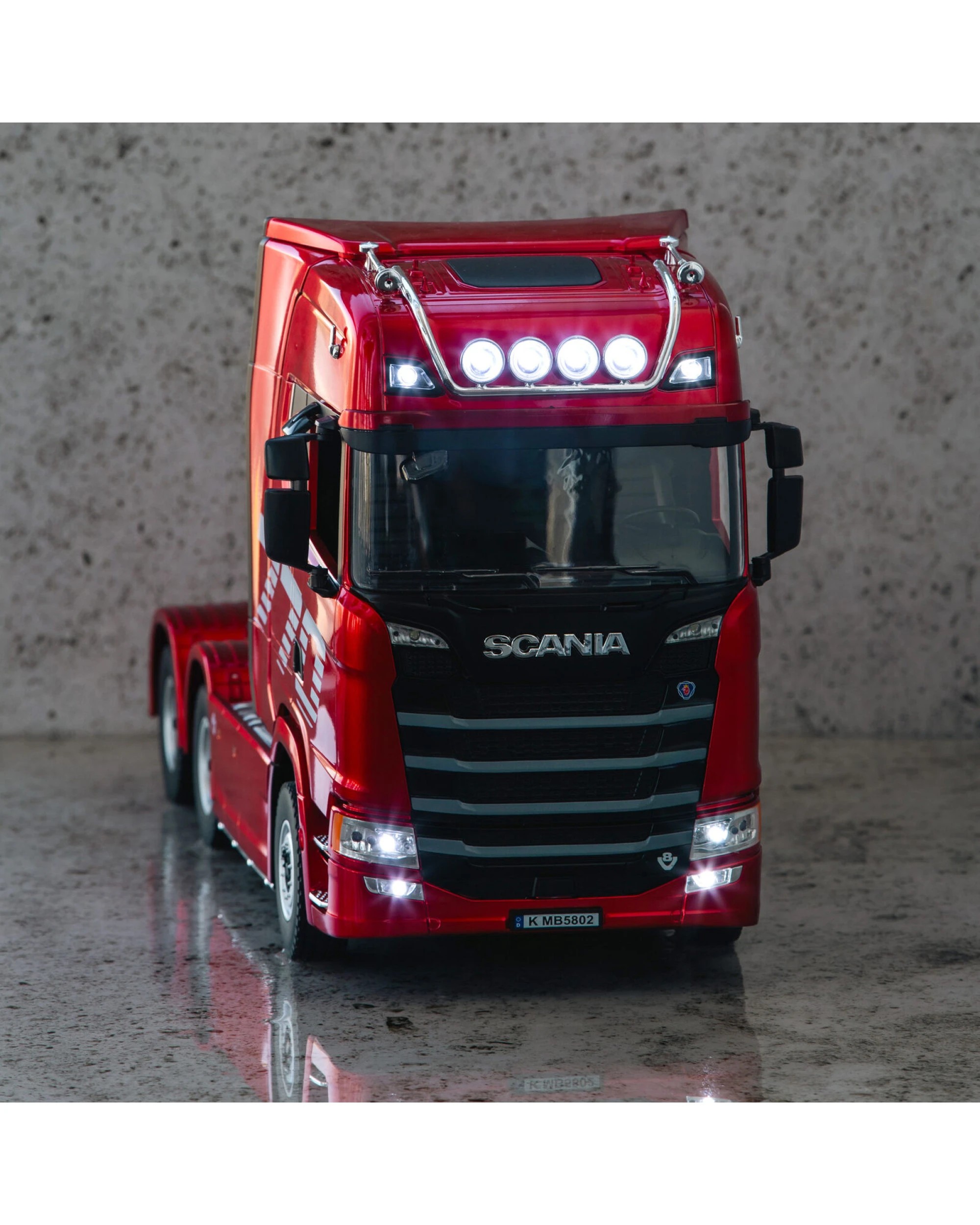 7 Gem Toys Scania Licensed Remote Control Trailer Head Truck with Lights, Sounds & Steering Adjustment, 7 of 9