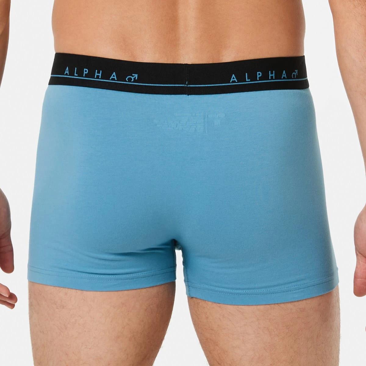 6 3 Pack Fly Front Plain Trunks Rednvyblue, 6 of 8