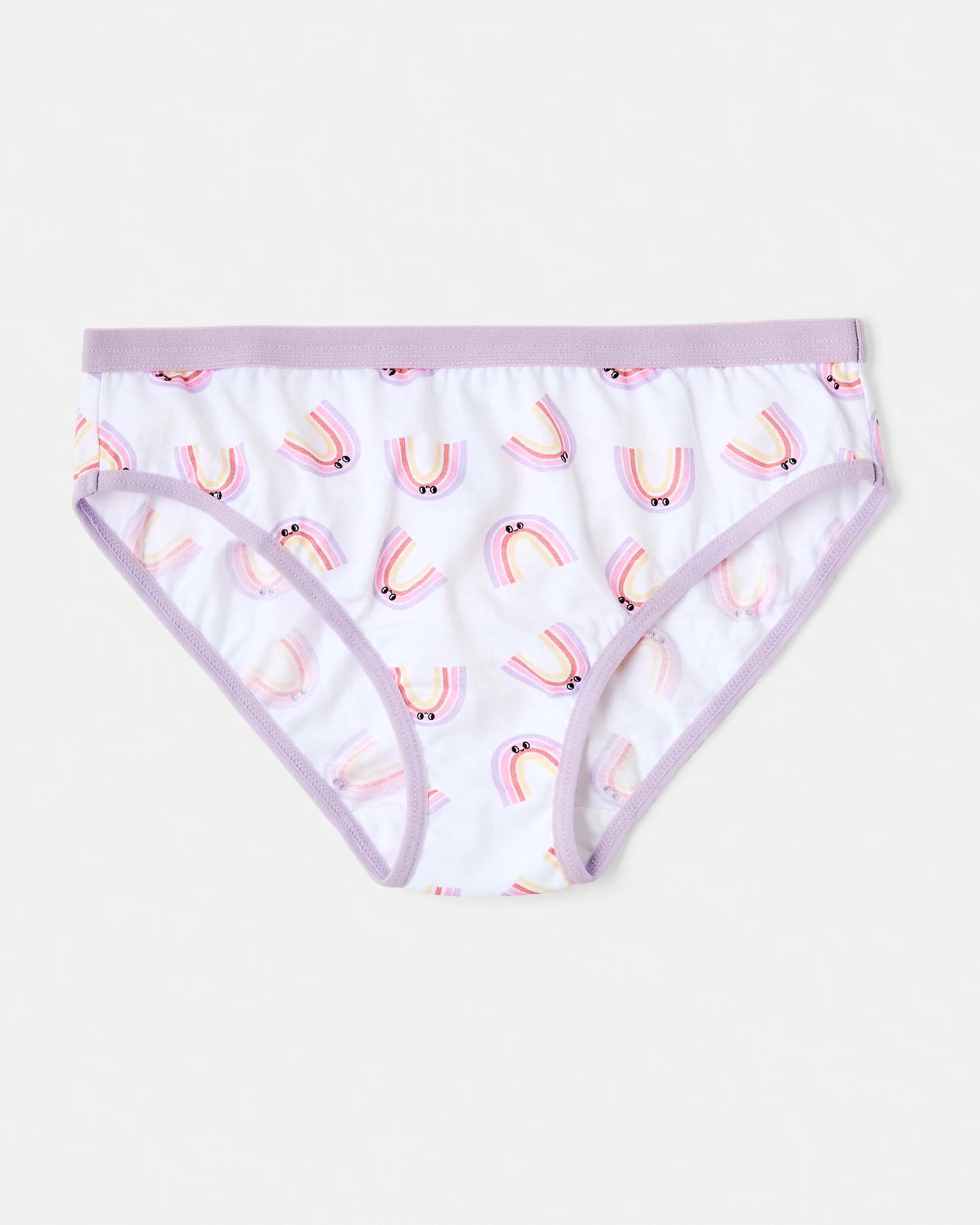 4 7 Pack Print Briefs Wht Rbow, 4 of 9