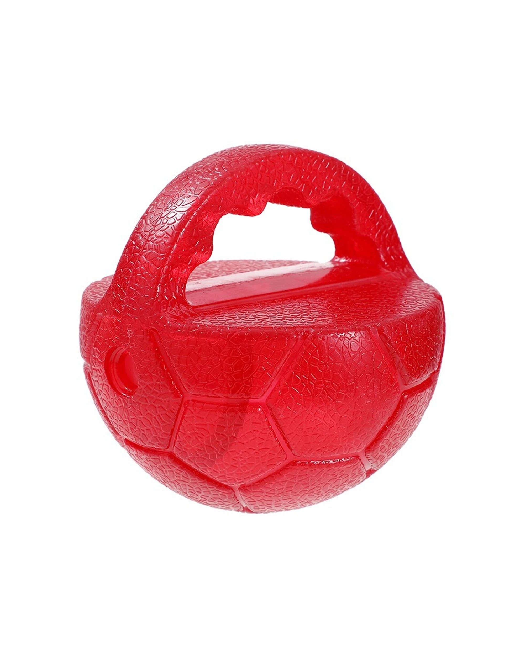 4 Paws And Claws 10cm Tpr Rubber Giggle Throw Ball Training Fetch Toy Red
 - Red, 4 of 7