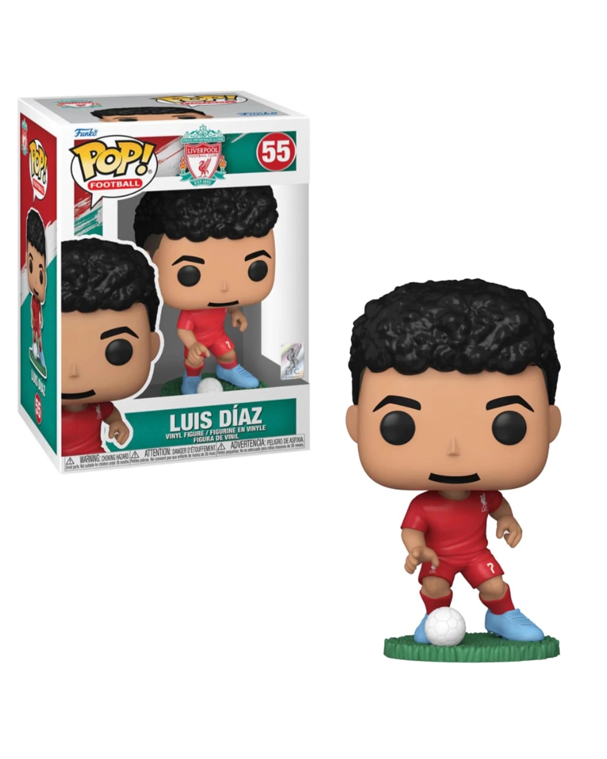 1 Liverpool FC Luis Diaz Funko POP! Vinyl, 1 of 1