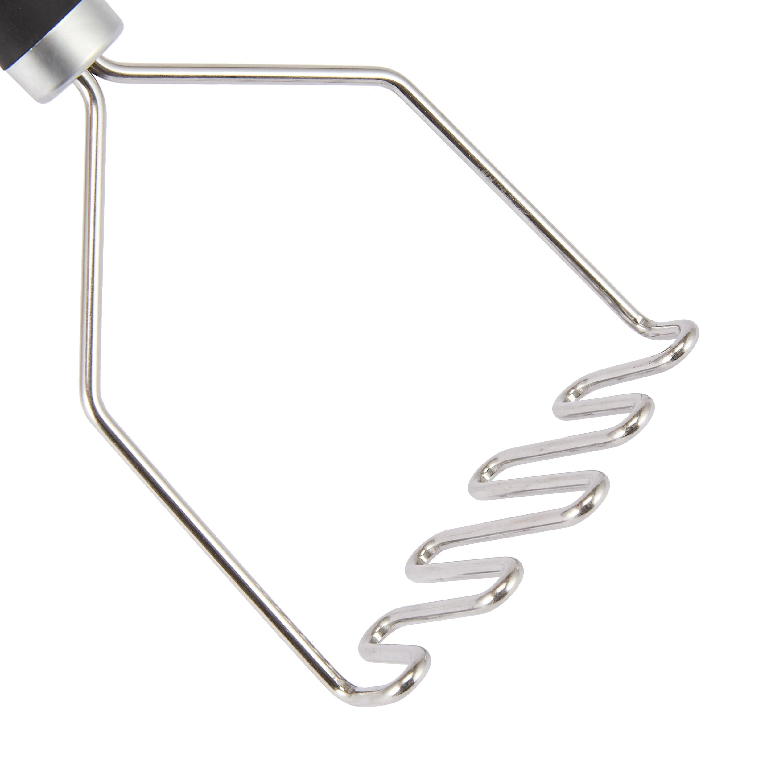 2 Stainless Steel Masher with Soft Touch Handle, 2 of 5