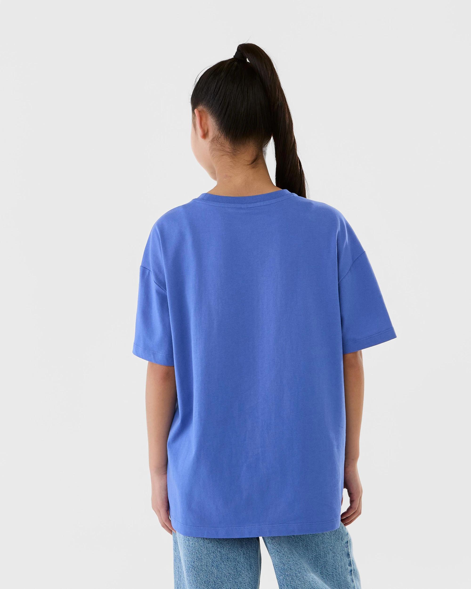 2 KPop Demon Hunters Huntrix License Oversized T-shirt Blue Dh, 2 of 7