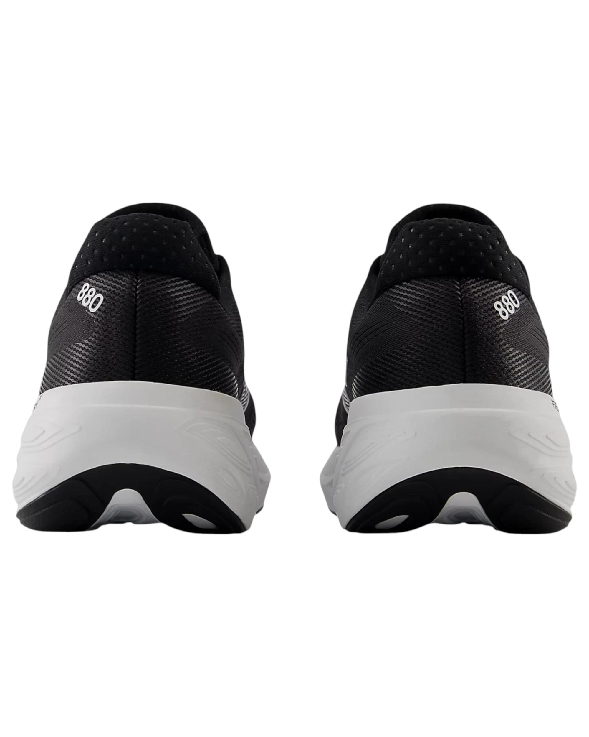 6 New Balance Mens Fresh Foam X 880v15 Black/ White Athletic Shoes BLACK/WHITE, 6 of 6