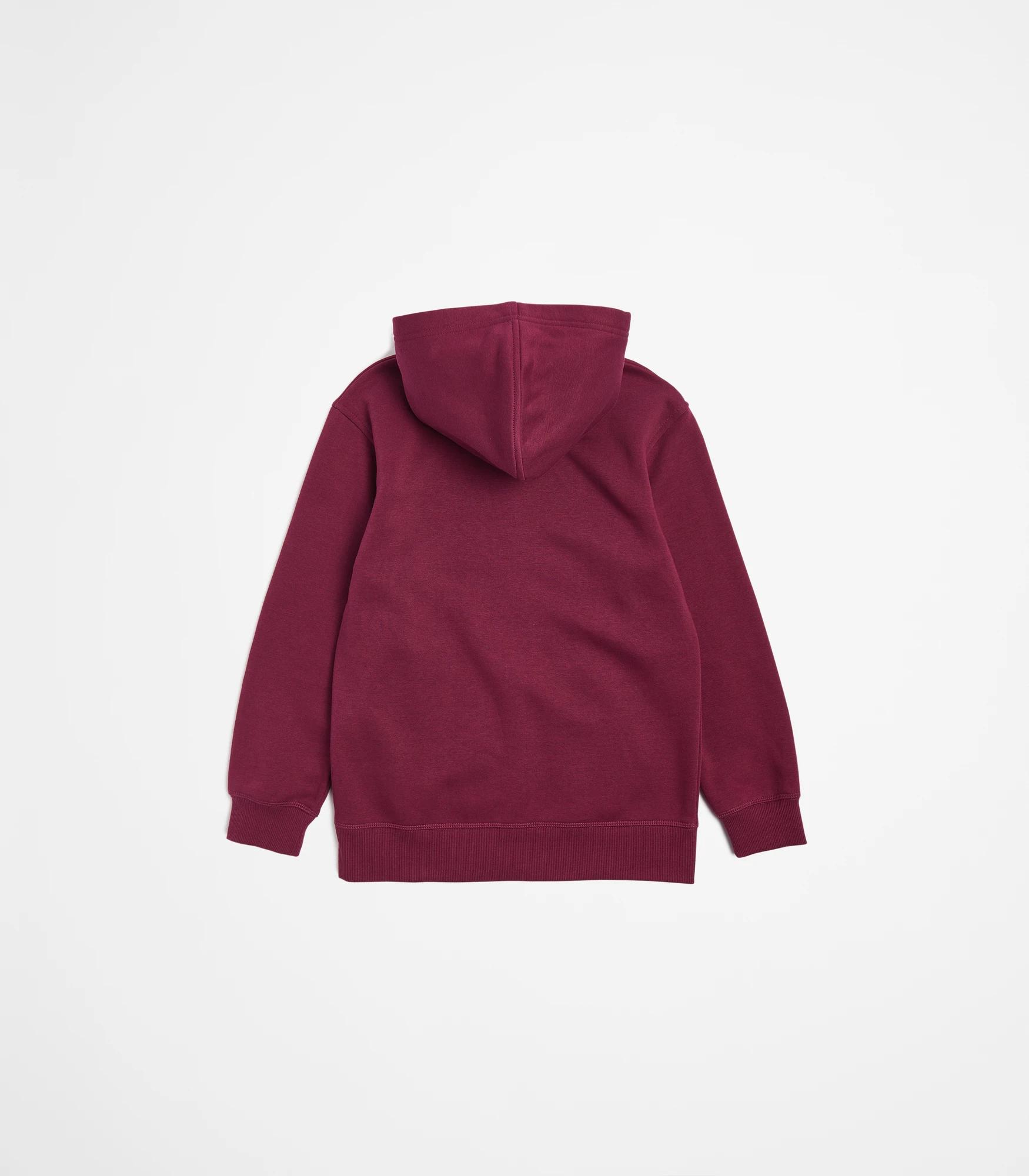 6 Target School Zip Thru Fleece Hoodie BURGUNDY, 6 of 6