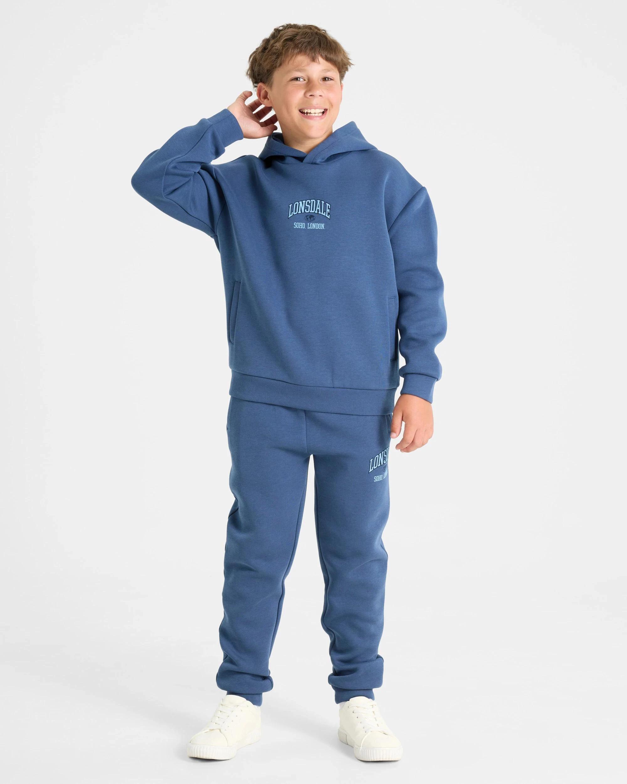 6 Lonsdale London Sport Hoodie BLUE, 6 of 6