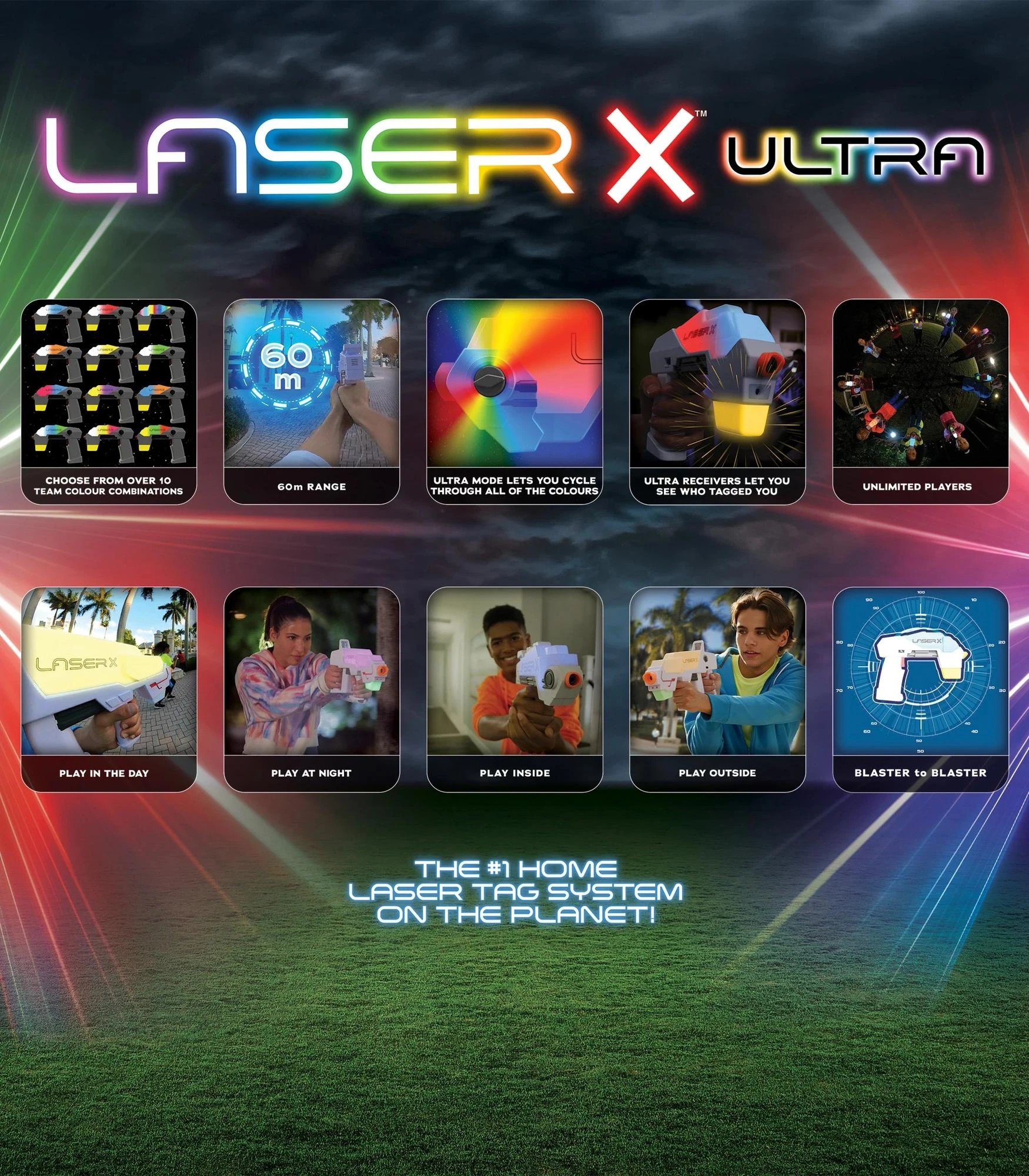 2 Laser X Ultra Micro 4 Pack - Multi, 2 of 4