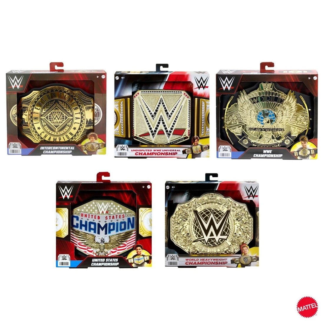 1 WWE Championship Title Belt - Assorted, 1 of 9