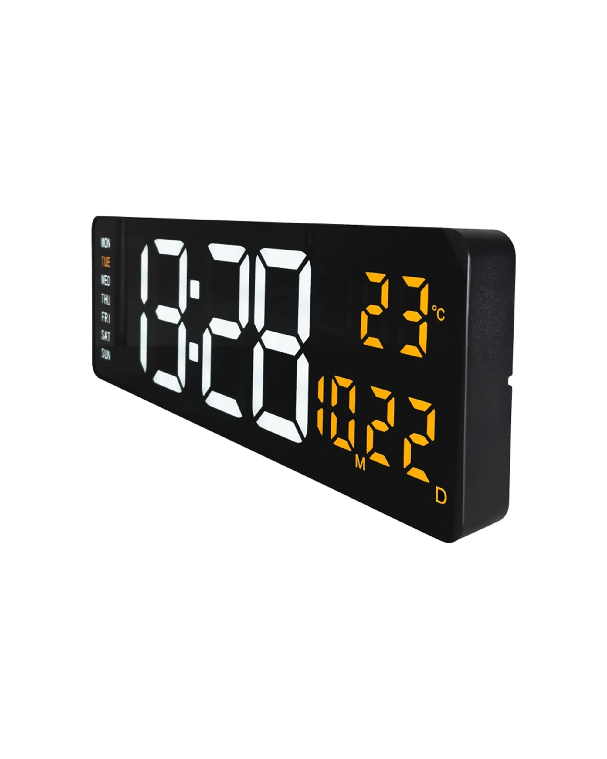 2 NEXTIME Super Digi Alarm Clock Large Display Timer Countdown Temperature - Black, 2 of 6