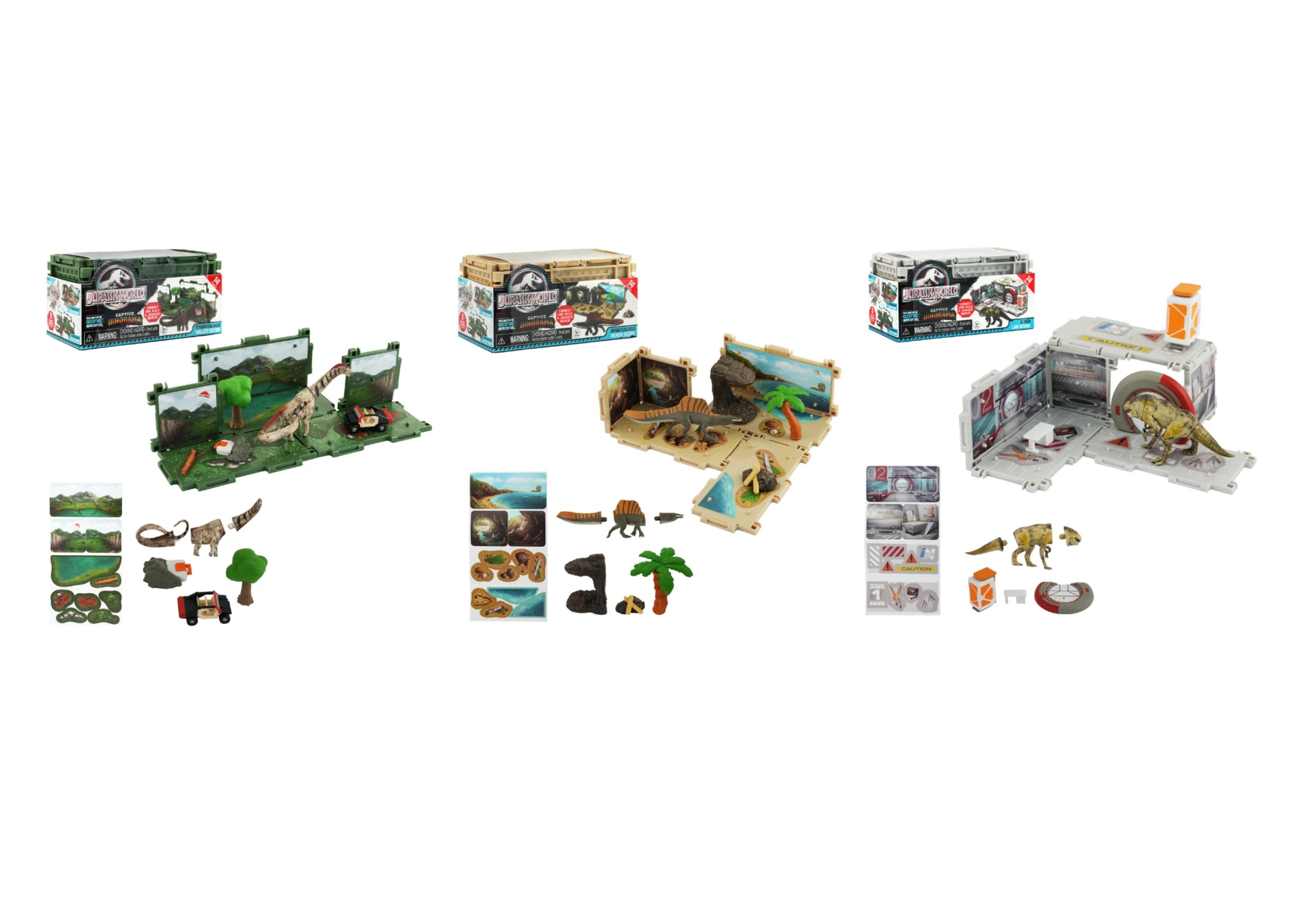 2 Jurassic World Captivz Science Gone Wrong Dinorama - Assorted - Multi, 2 of 4