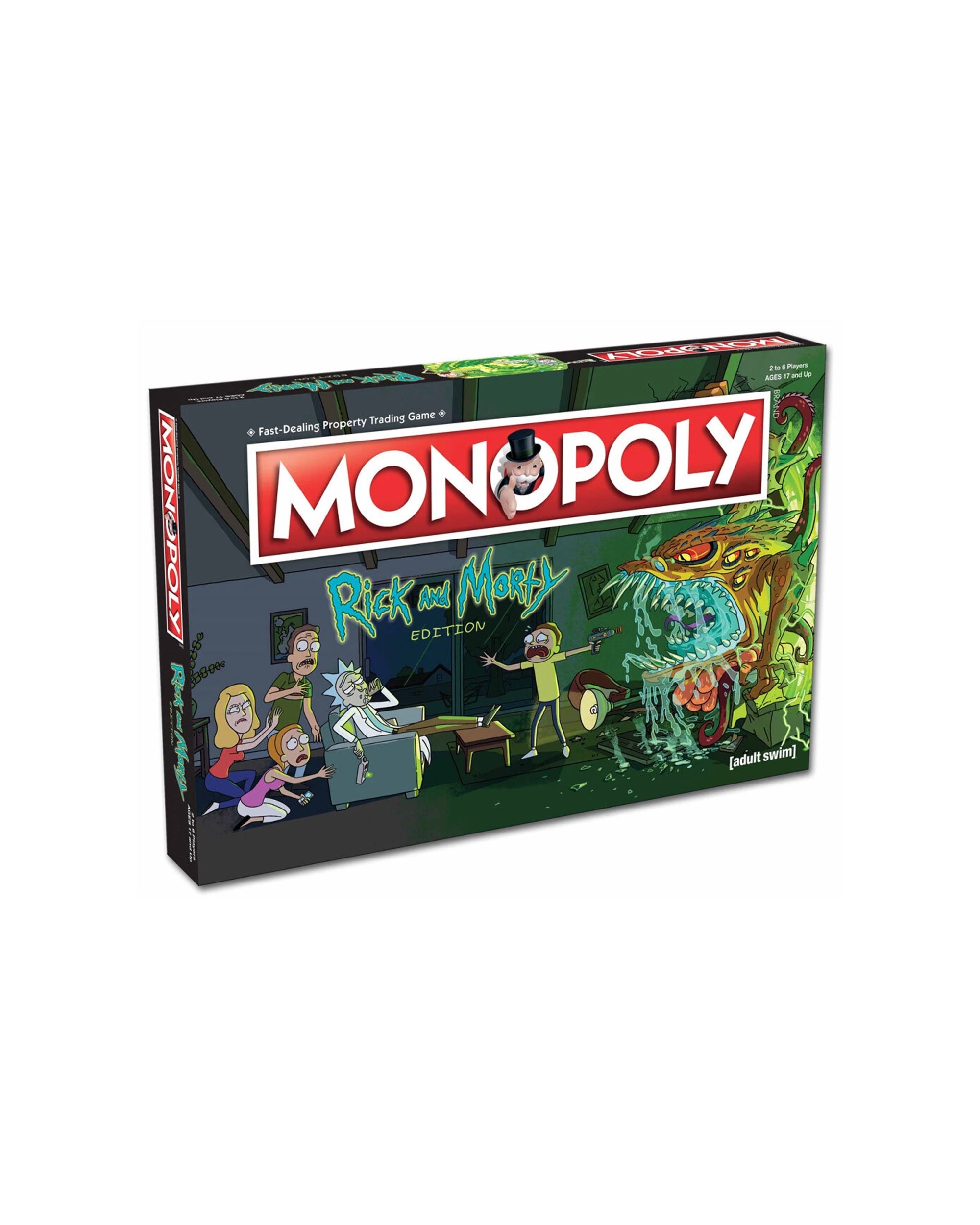 1 Monopoly Rick and Morty Edition Tabletop Themed Board Game 1 - Multi, 1 of 8