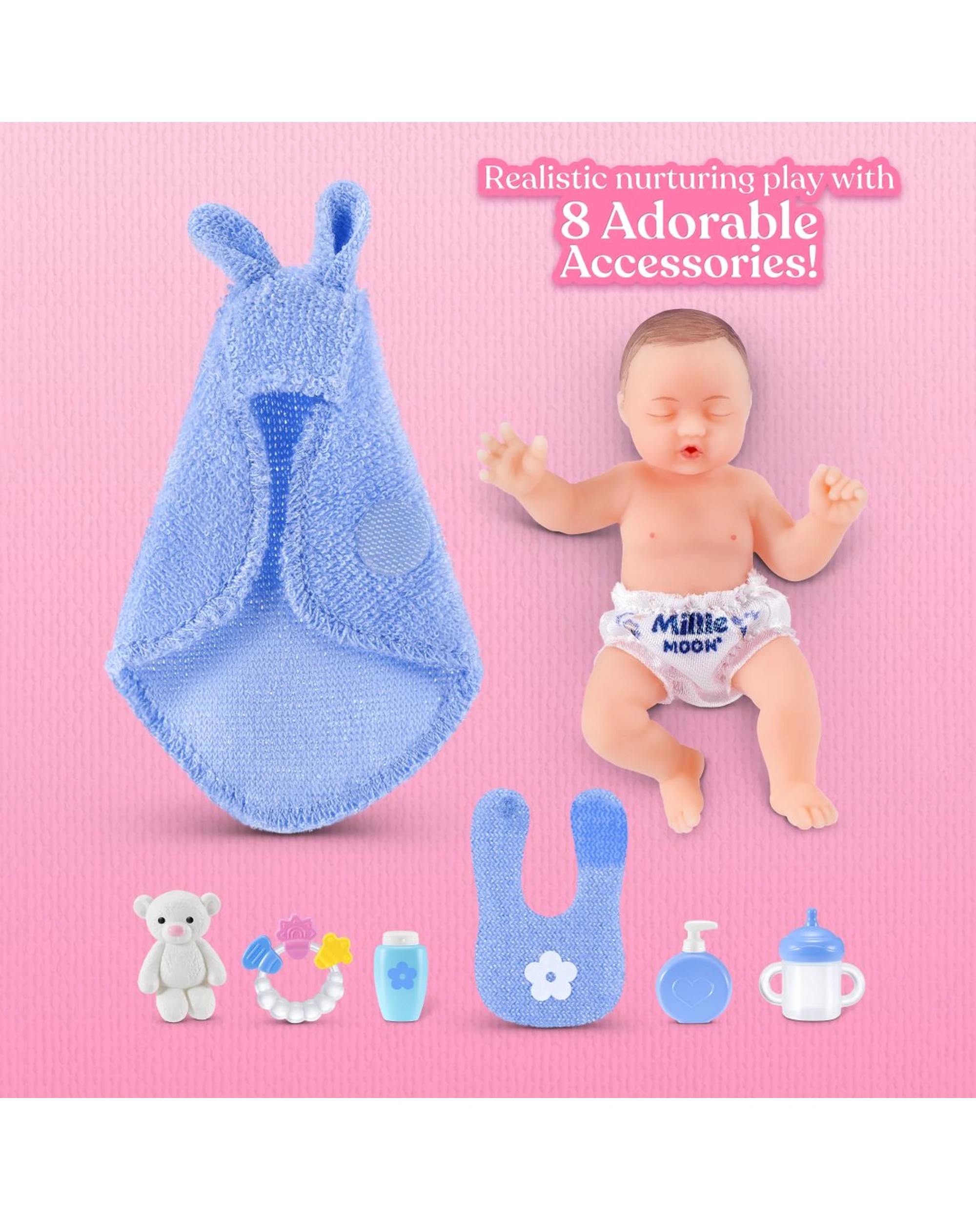 9 ZURU My Mini Baby Mom & Baby Surprise Doll Set, 9 of 10
