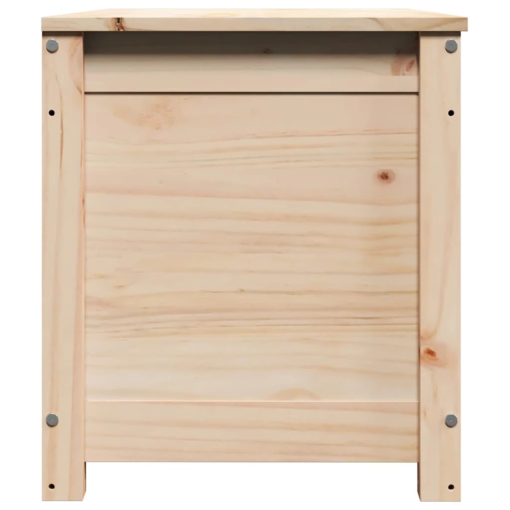 6 Vidaxl Storage Box Solid Wood Pine - Brown, 6 of 10