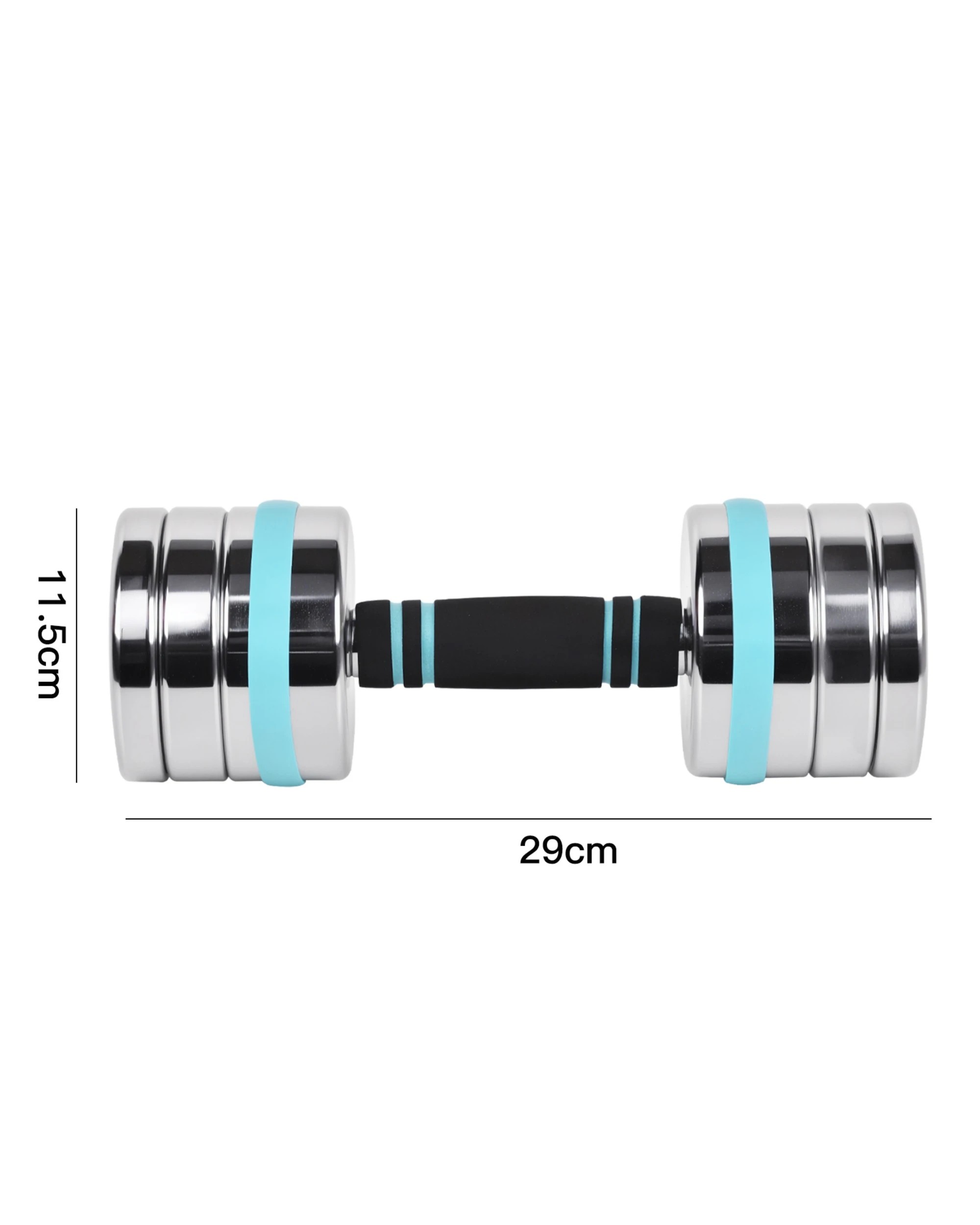 2 Advwin 15kg Adjustable Dumbbells 2 Pack, 2 of 5