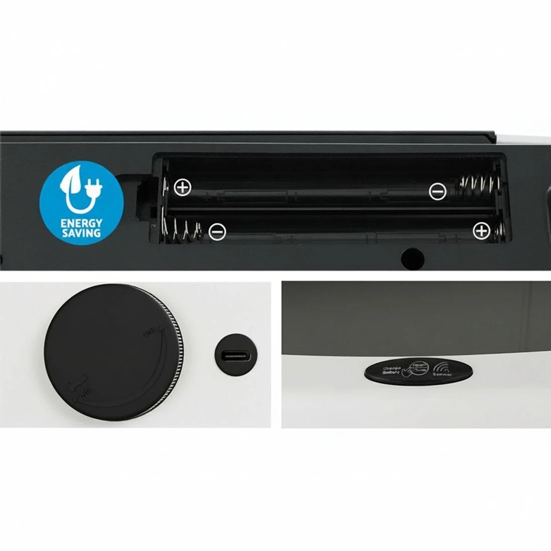 7 Devanti 50L Sensor Bin Motion Rubbish Automatic - White, 7 of 8