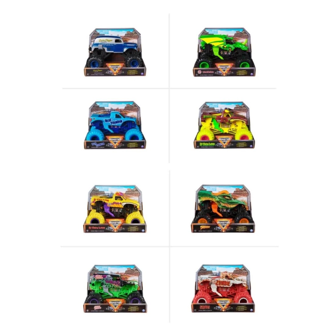 1 Monster Jam 1:24 Die Cast Monster Truck - Assorted, 1 of 6