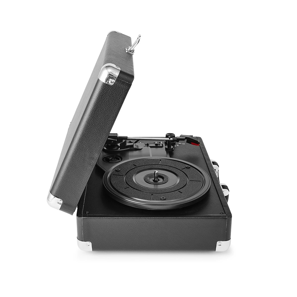 6 3 Speed Turntable with Bluetooth - Black and Red, 6 of 10
