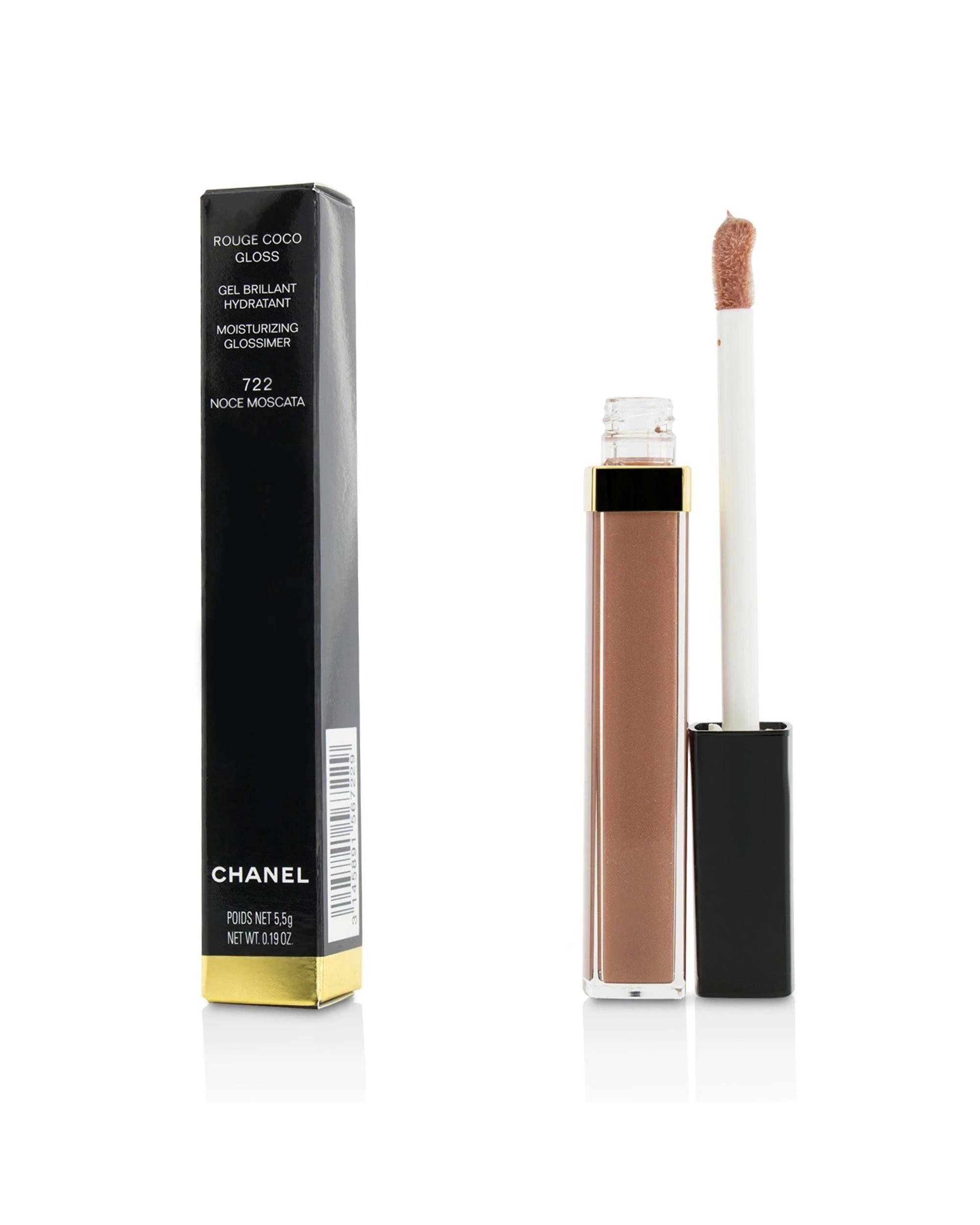 1 Chanel Rouge Coco Gloss Moisturizing Glossimer - # 722 Noce Moscata  5.5g/0.19oz - 722 Noce Moscata, 1 of 4