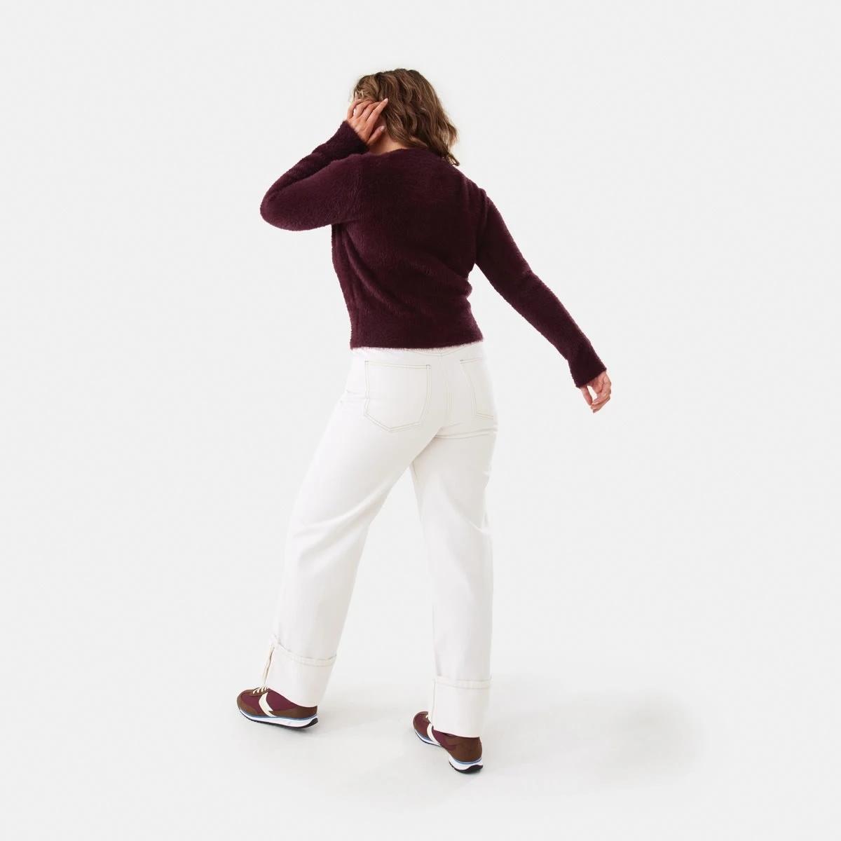4 Eyelash Jumper Mulberry, 4 of 7