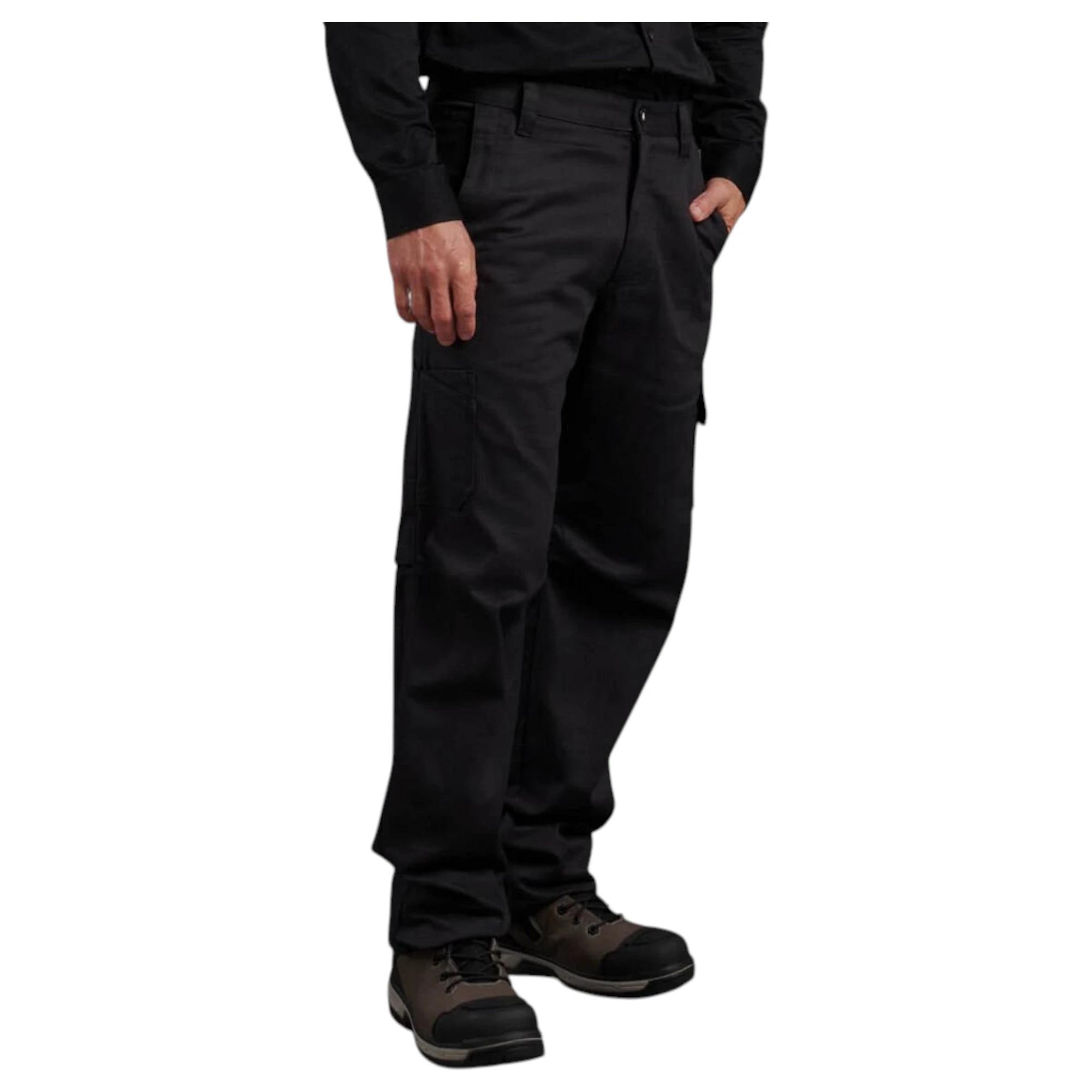 5 KingGee Mens Workcool 2 Lightweight Ripstop Work Pants BLACK, 5 of 10