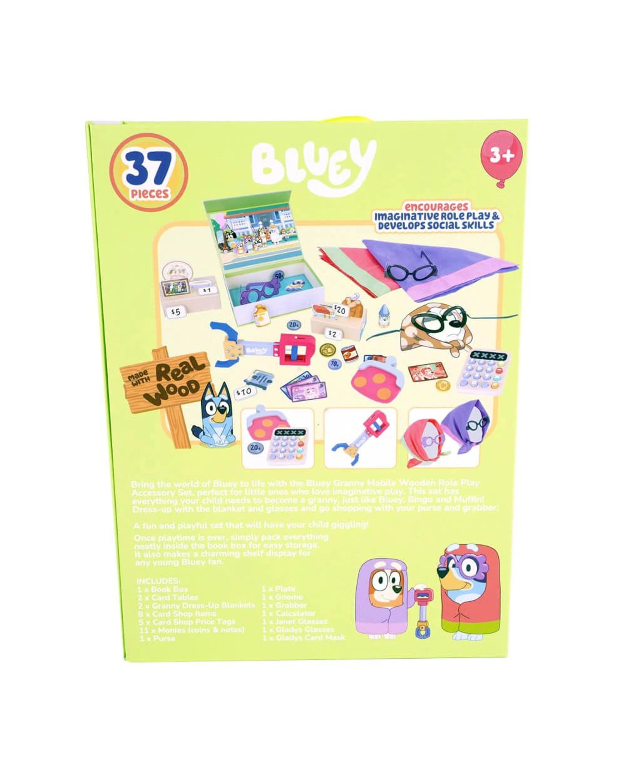 3 Bluey Granny Mobile Wooden Role Play Accessory Set, 3 of 3